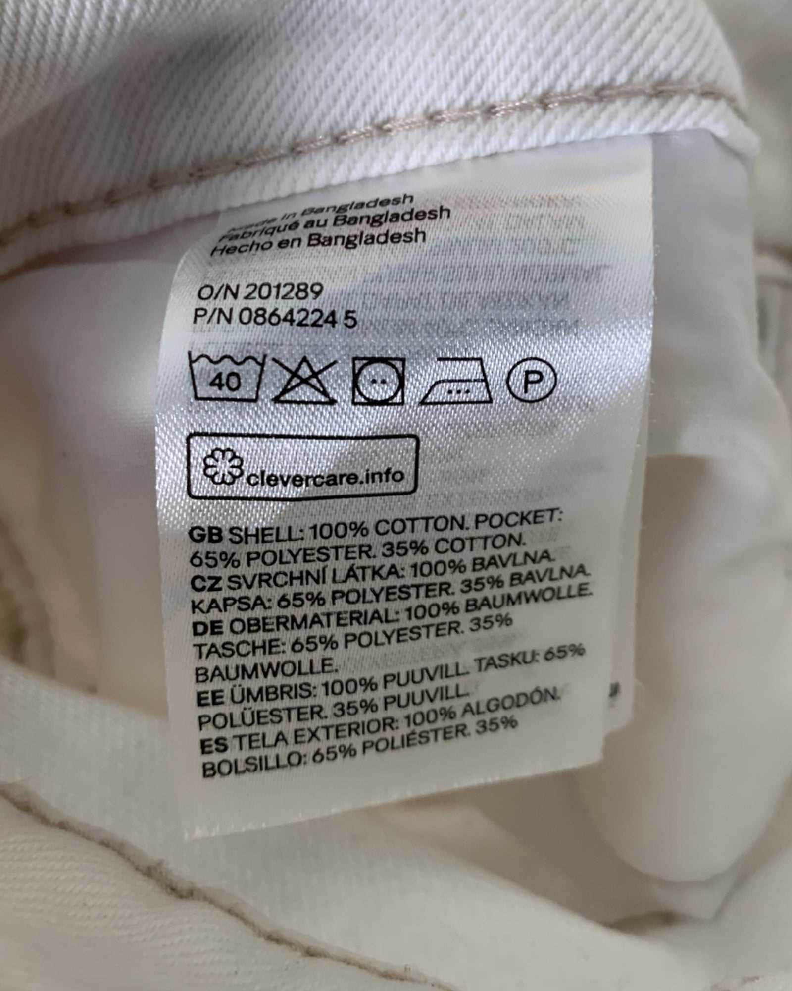 Jean H&M Loose Straight High Waist ( S / US 30 / FR 38 )