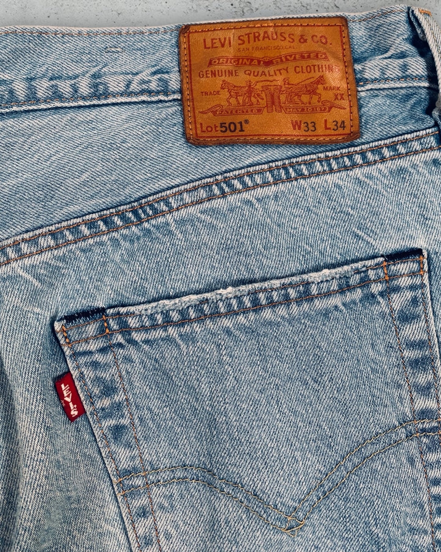 Jean Levi's 501 W33 L34 ( M / US 33 / FR 42 )