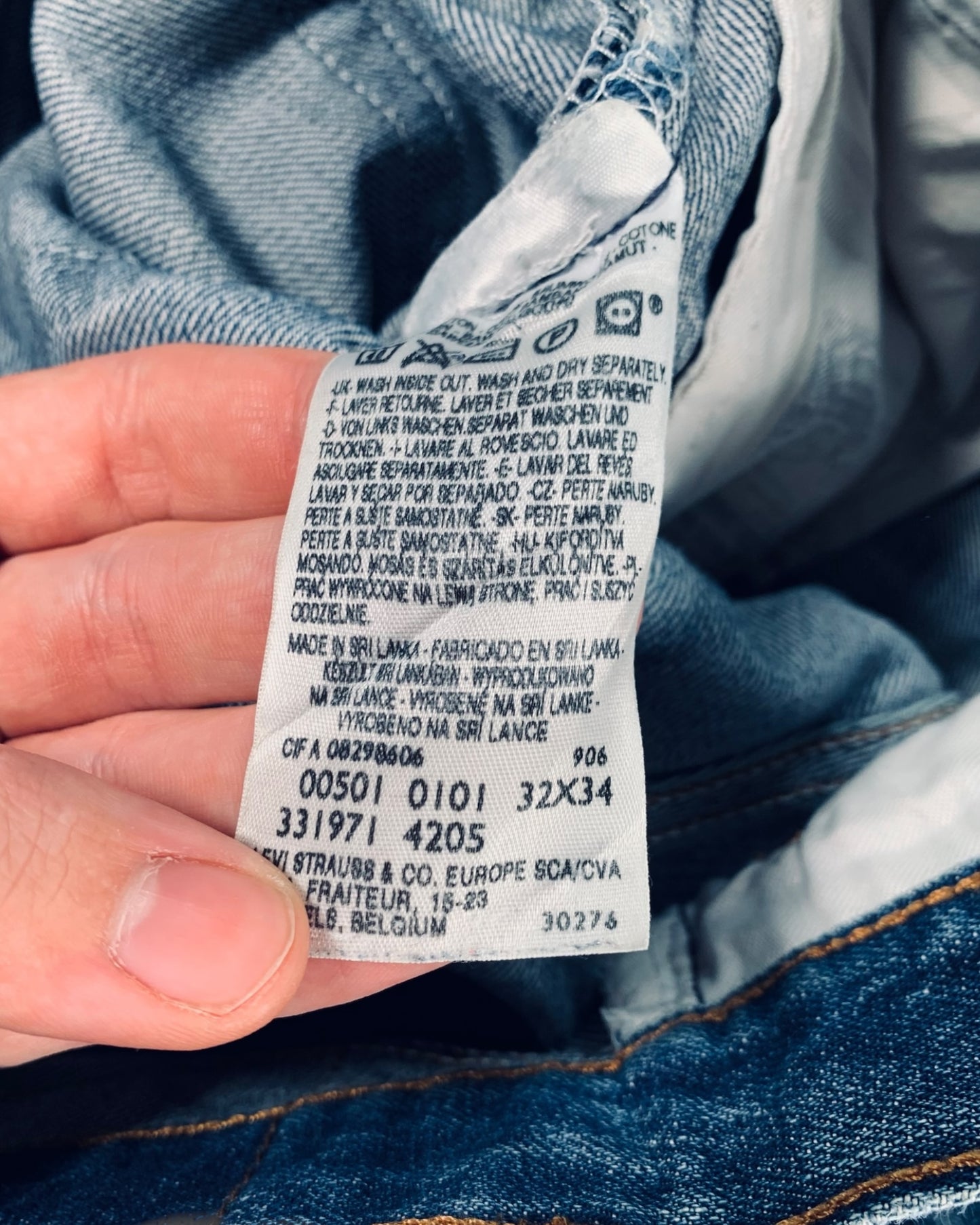 Jean Levi's 501 W32 L34 ( M / US 32 / FR 40 )