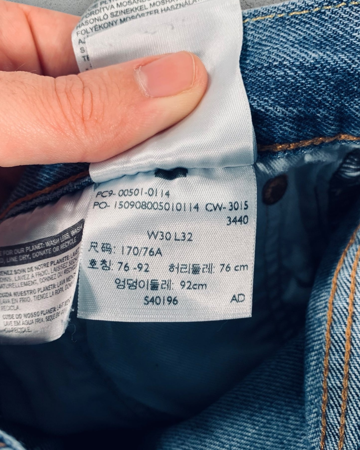 Jean Levi's 501 W30 L32 ( S / US 30 / FR 38 )