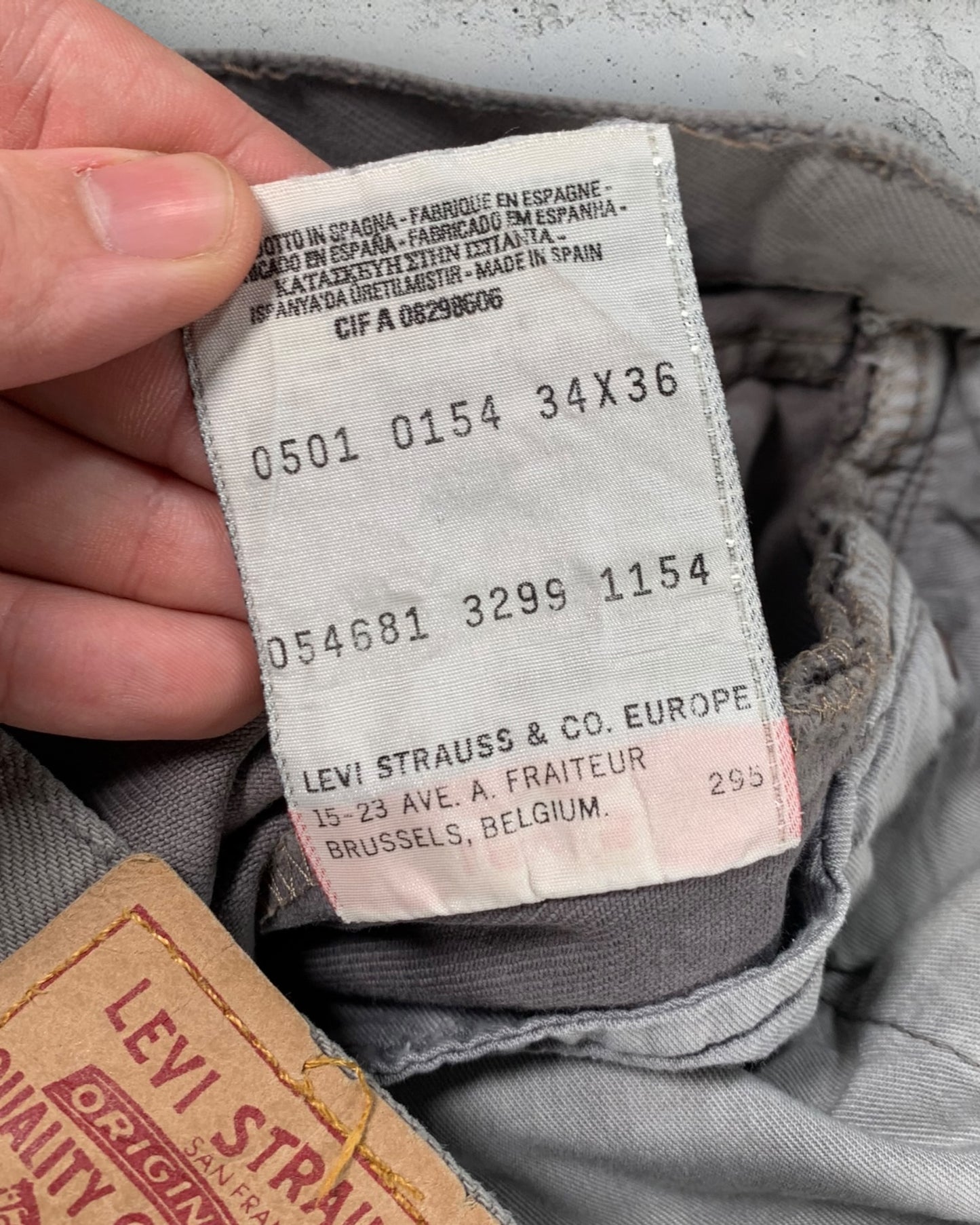 Jean Levi's 501 W34 L36 ( L / US 34 / FR 42-44 )