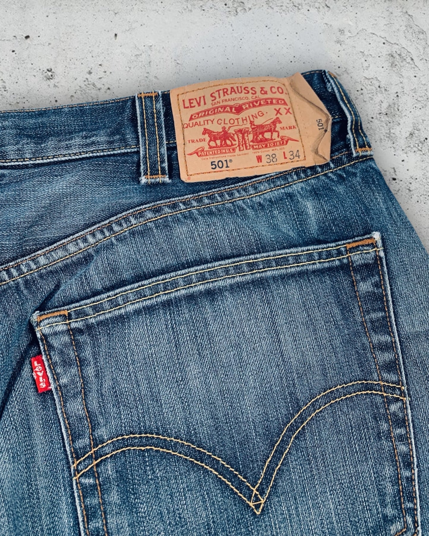 Jean Levi's 501 W38 L34 ( XL / US 38 / FR 48 )