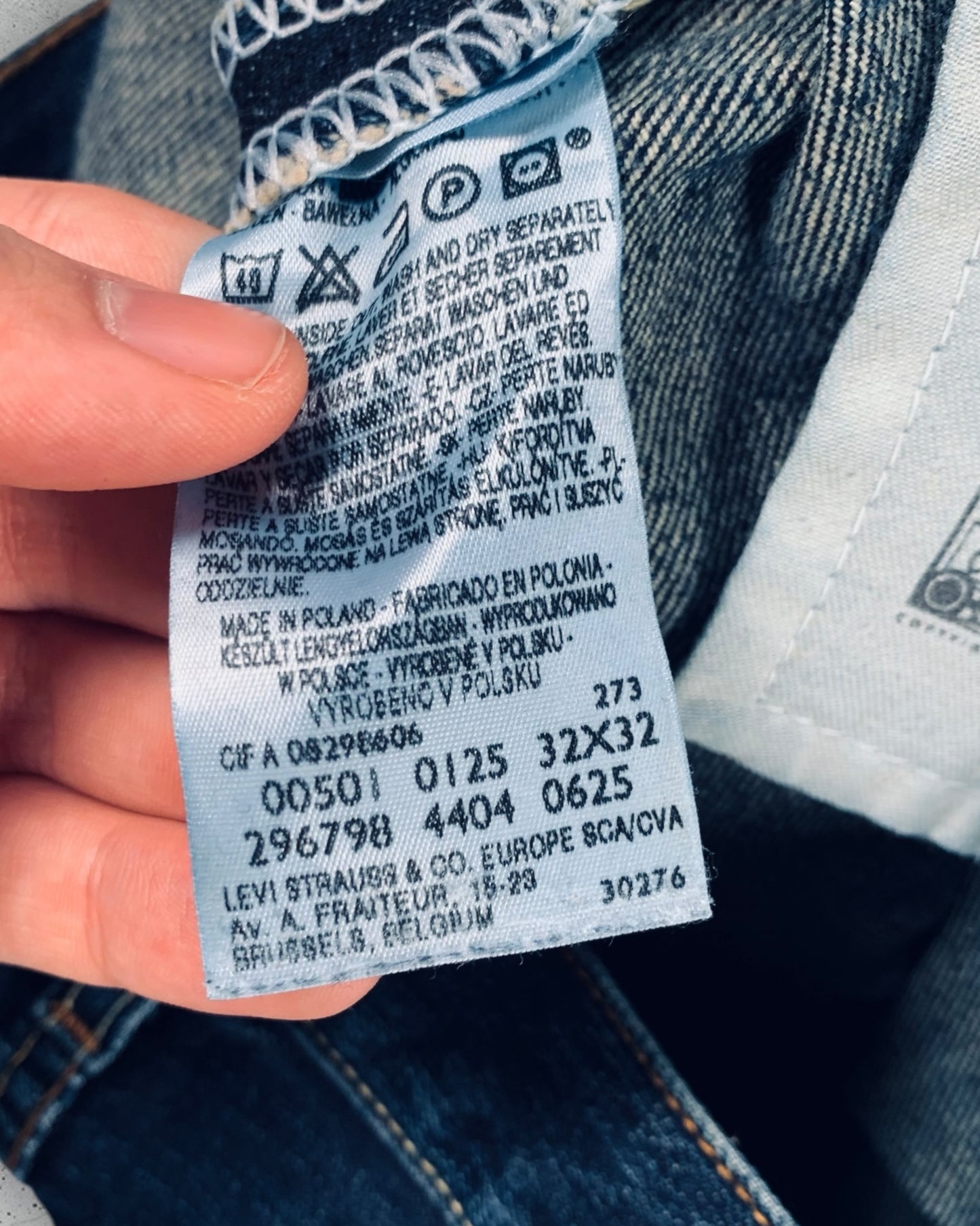 Jean Levi's 501 W32 L32 ( M / US 32 / FR 40 )