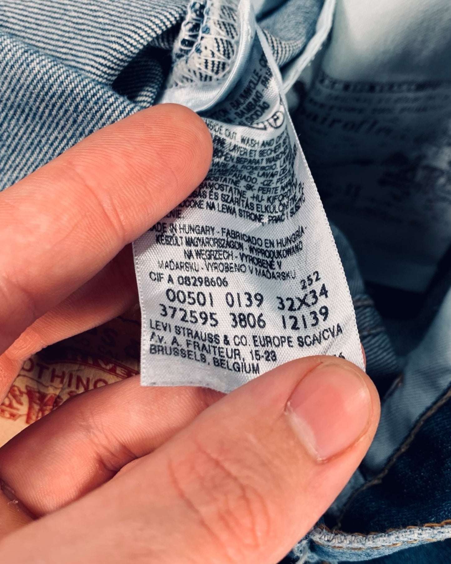 Jean Levi's 501 W32 L34 ( M / US 32 / FR 40 )