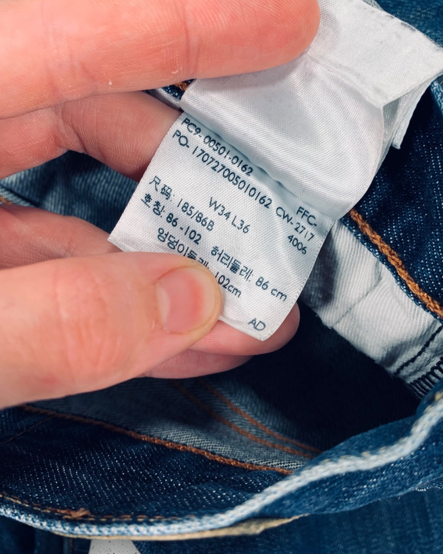 Jean Levi's 501 W34 L36 ( L / US 34 / FR 42-44 )