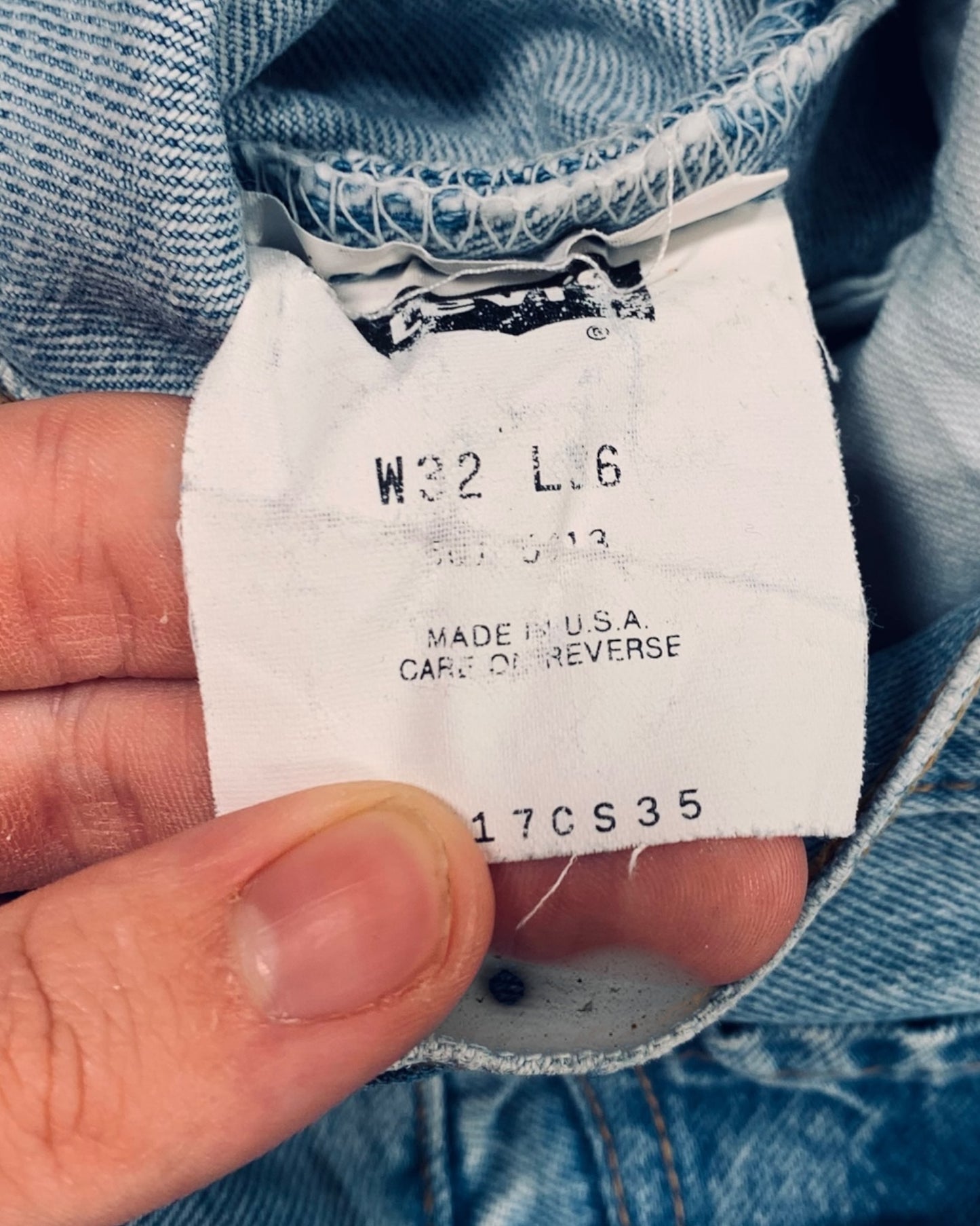 Jean Levi's 501 W32 L36 ( M / US 32 / FR 40 )