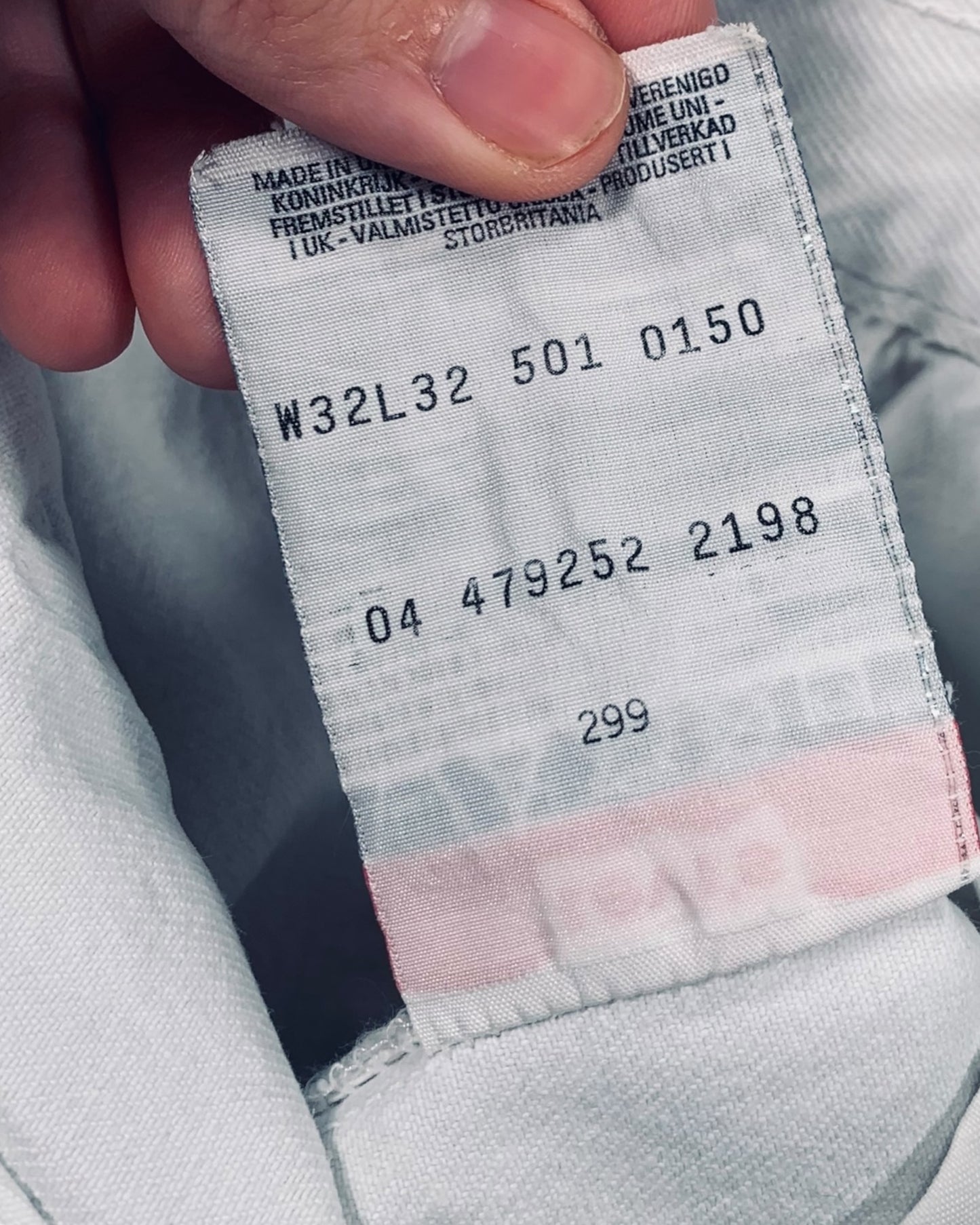 Jean Levi's 501 W32 L32 ( M / US 32 / FR 40 )