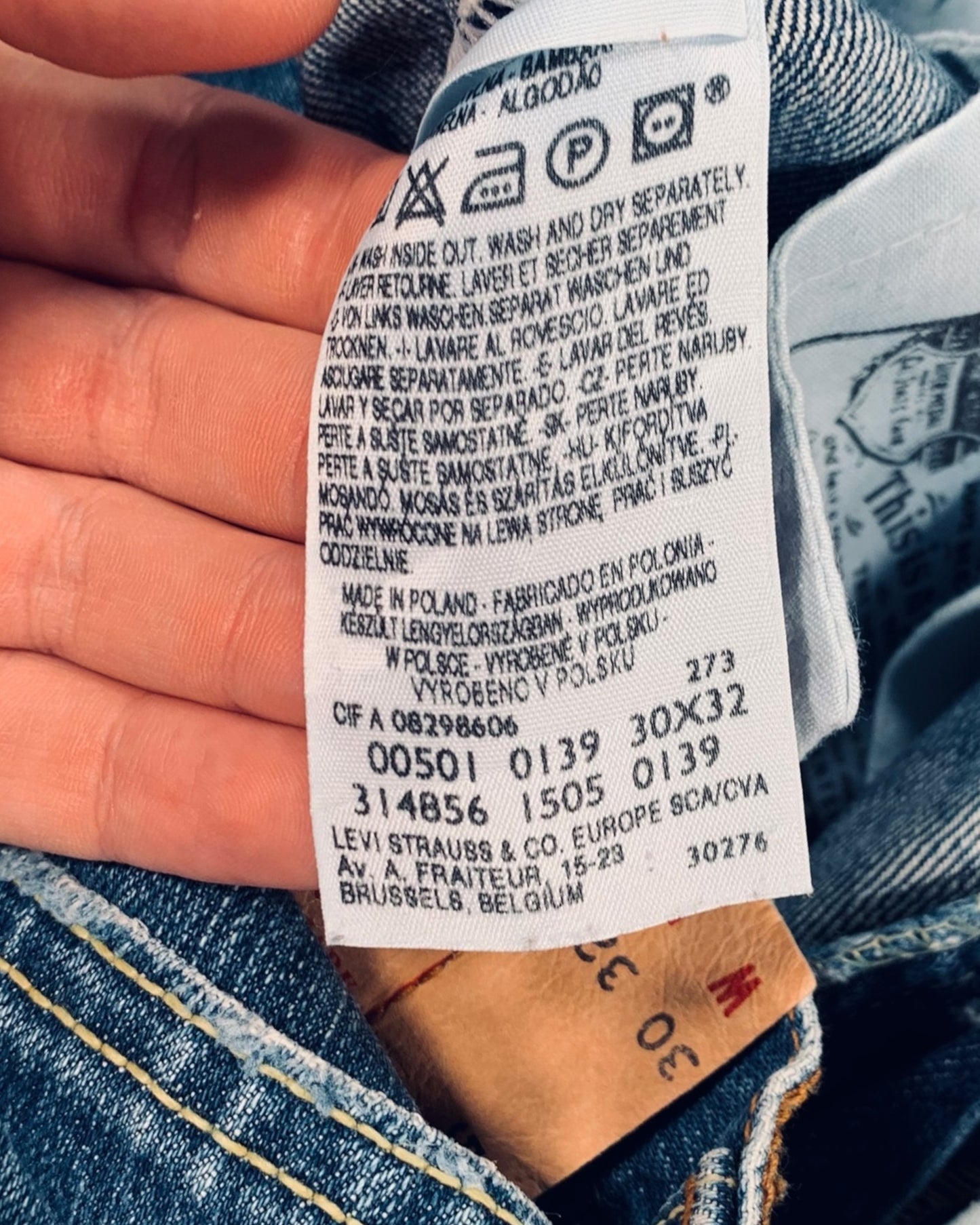 Jean Levi's 501 W30 L32 ( S / US 30 / FR 38 )