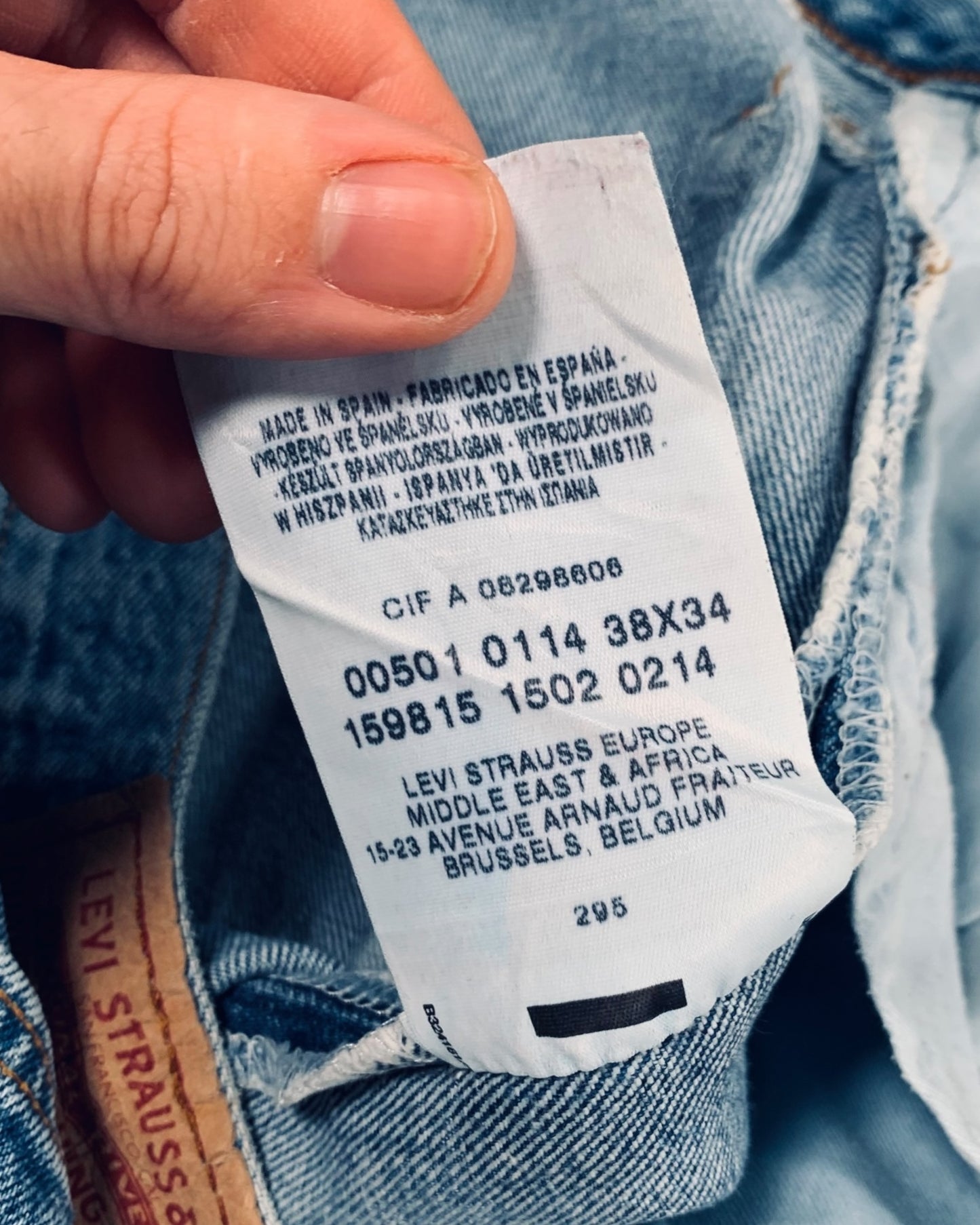 Jean Levi's 501 W38 L34 ( XL / US 38 / FR 48 )