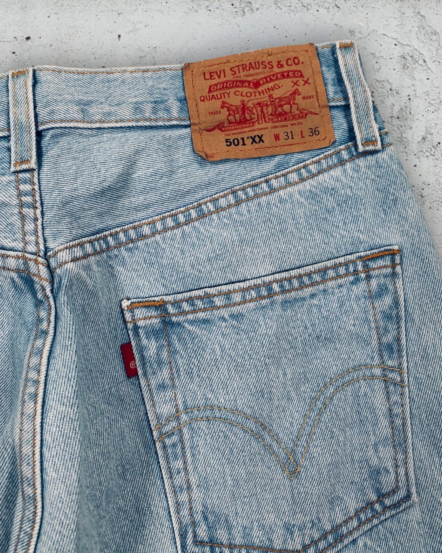 Jean Levi's 501 XX W31 L36 ( S / US 31 / FR 38-40 )