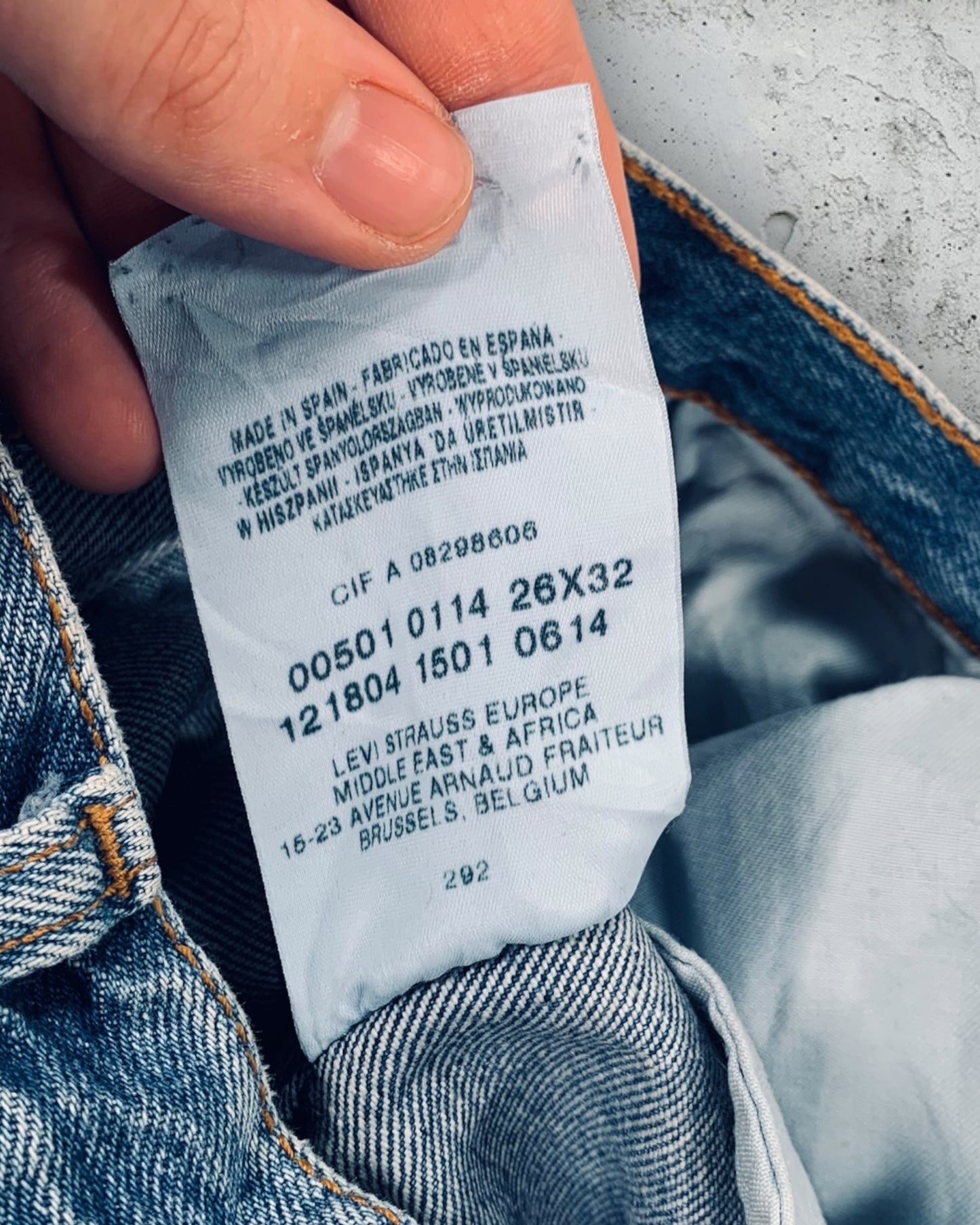 Jean Levi's 501 W26 L32 ( XS / US 26 / FR 34 )