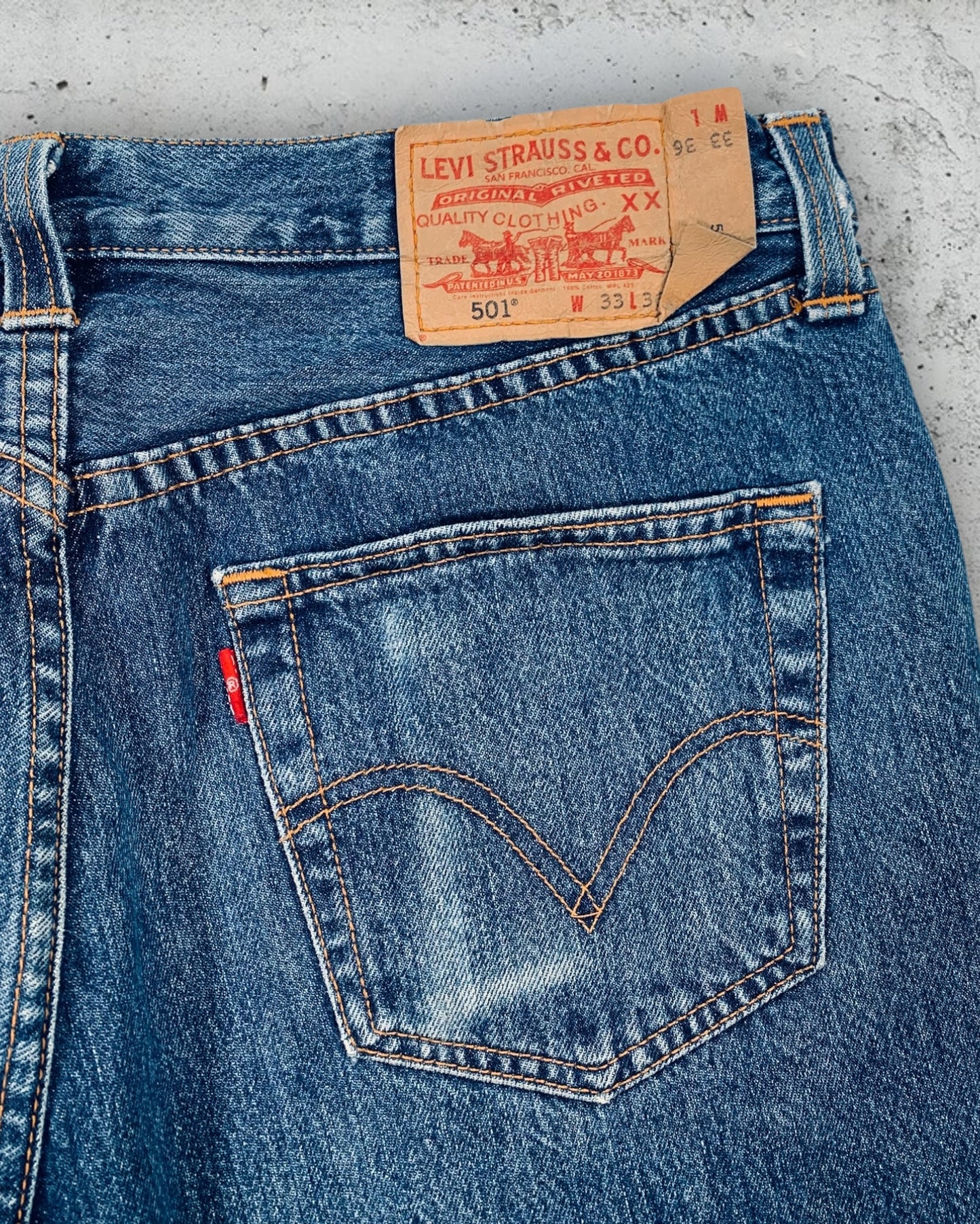 Jean Levi's 501 W33 L36 ( M / US 33 / FR 42 )