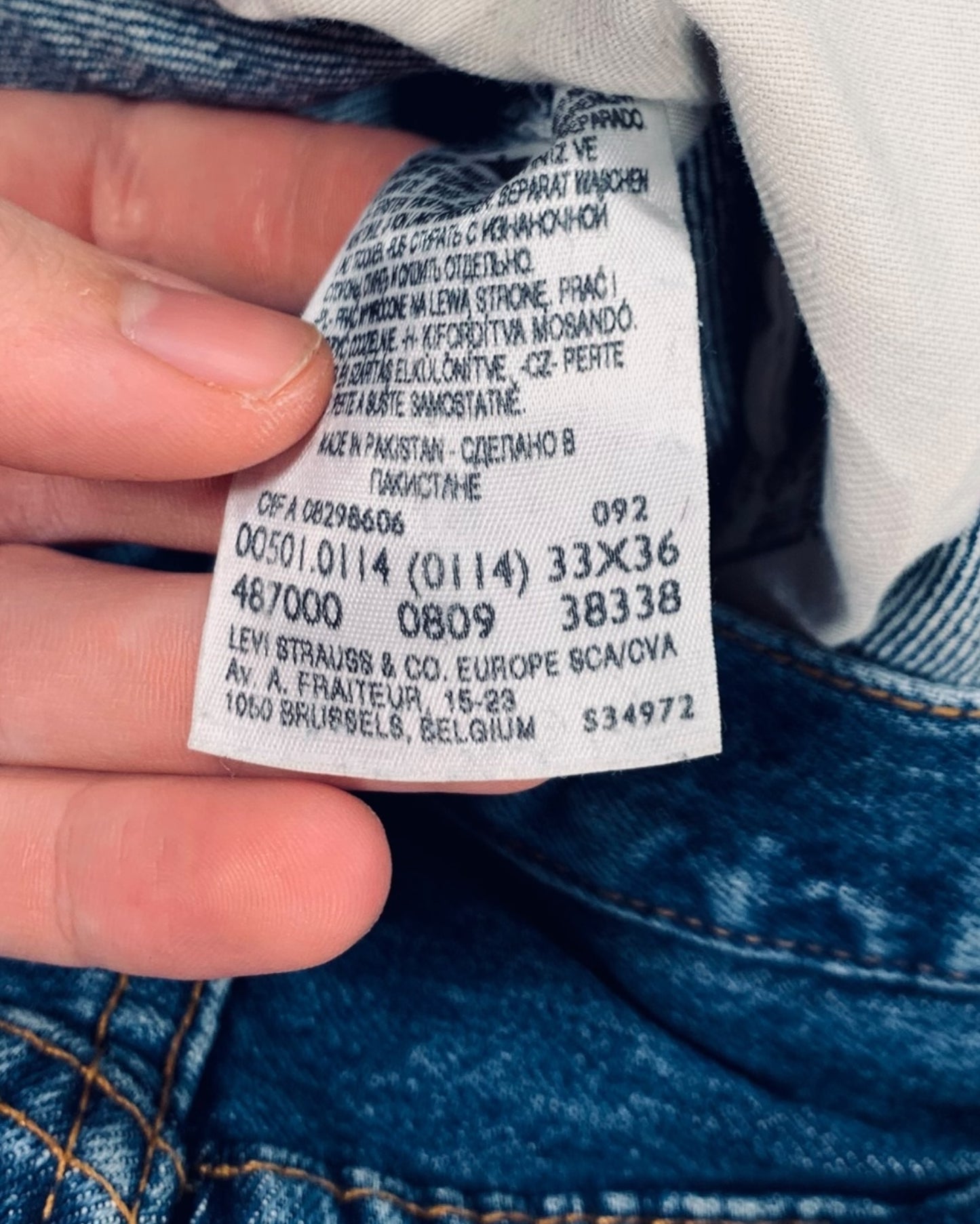 Jean Levi's 501 W33 L36 ( M / US 33 / FR 42 )