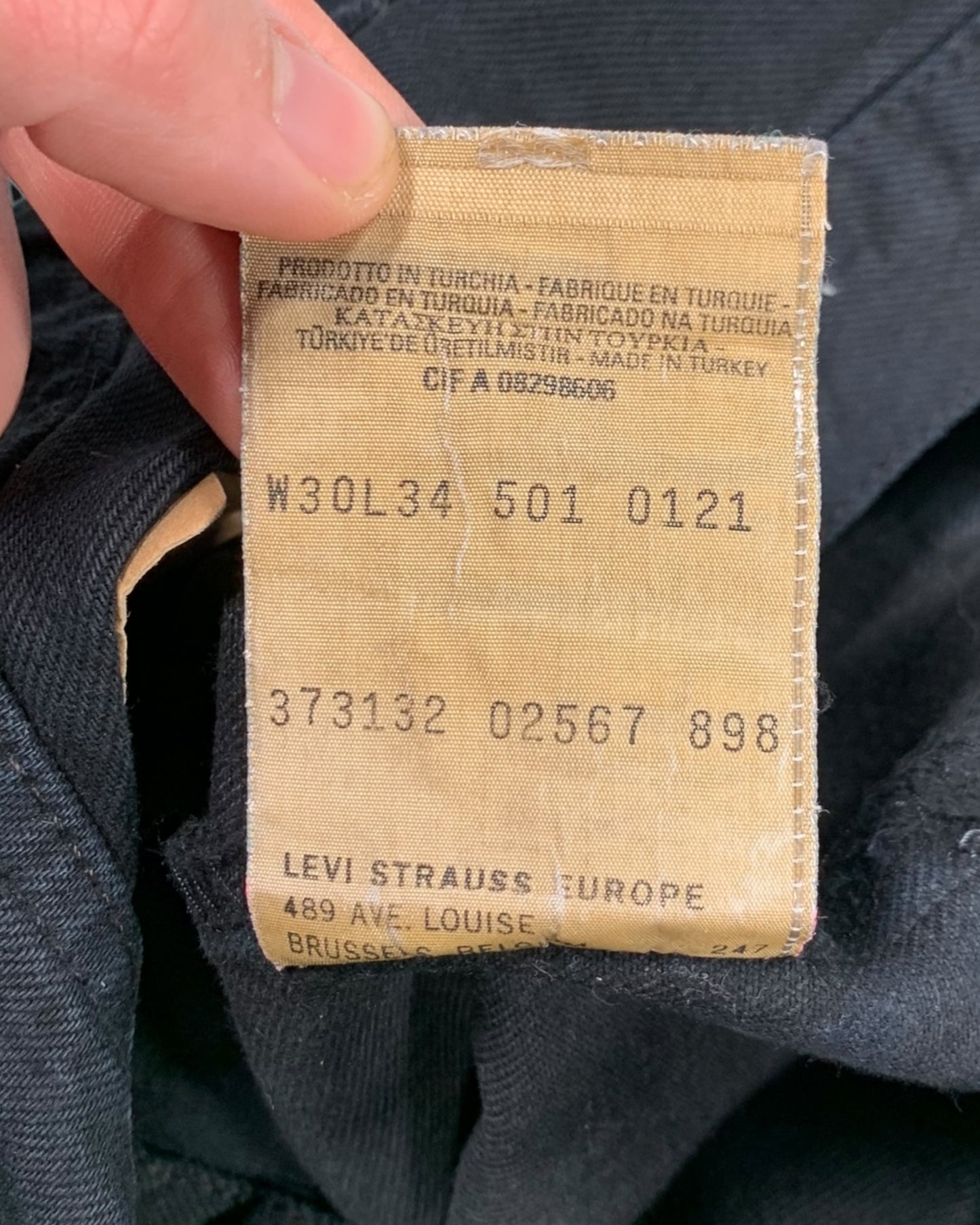 Jean Levi's 501 W30 L34 ( S / US 30 / FR 38 )