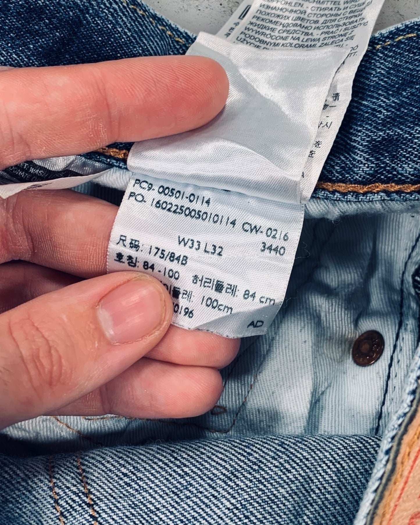 Jean Levi's 501 W33 L32 ( M / US 33 / FR 42 )