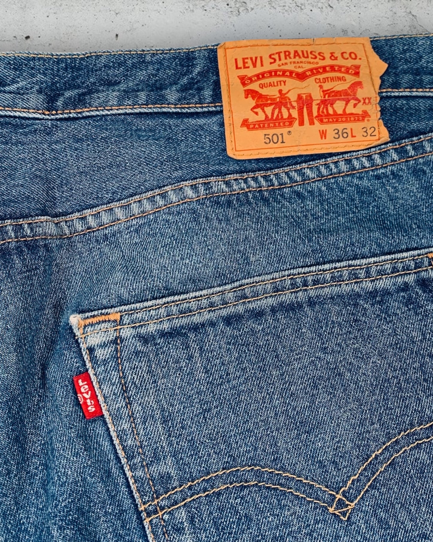 Jean Levi's 501 W36 L32 ( L / US 36 / FR 44-46 )