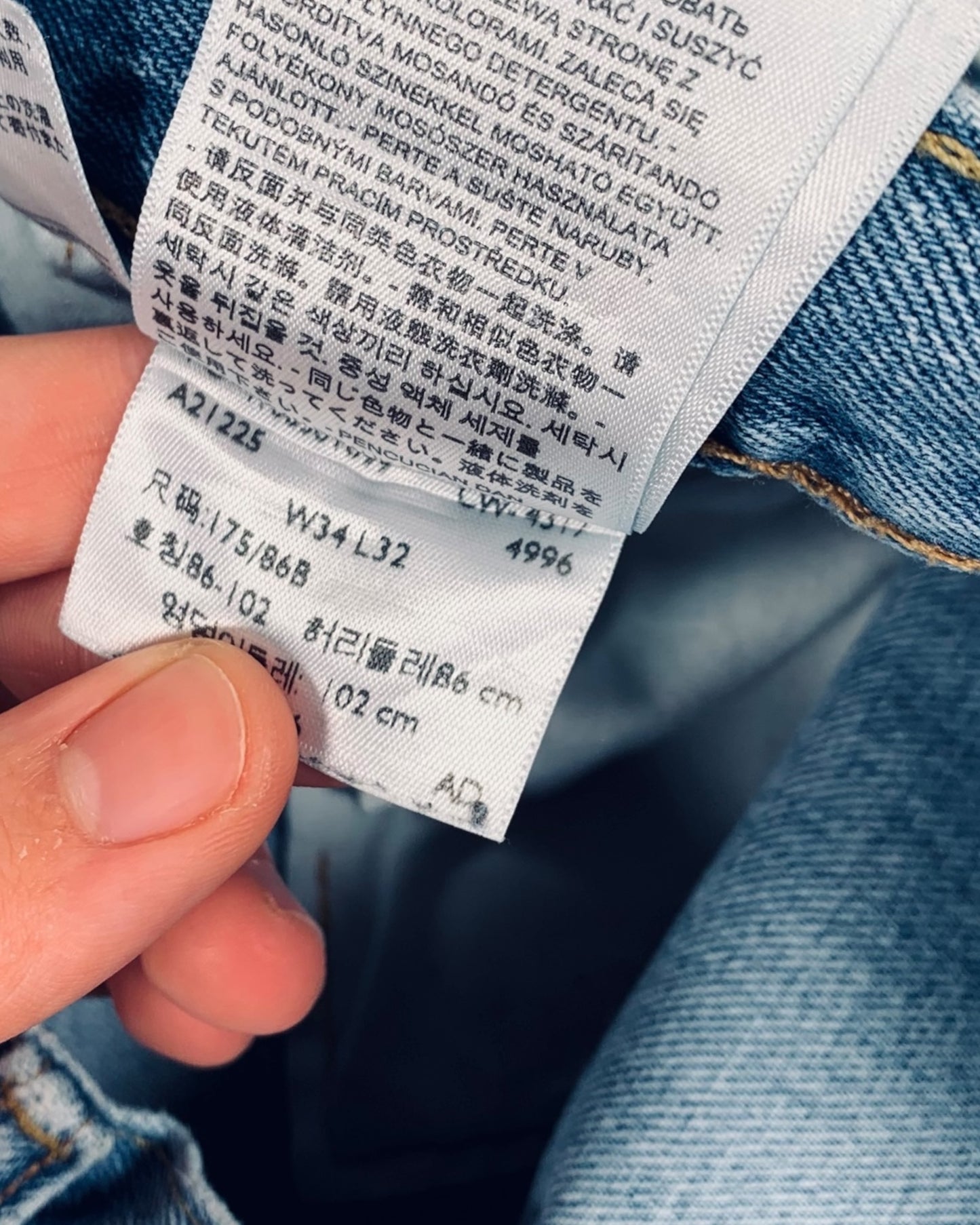 Jean Levi's 501 W34 L32 ( L / US 34 / FR 42-44 )