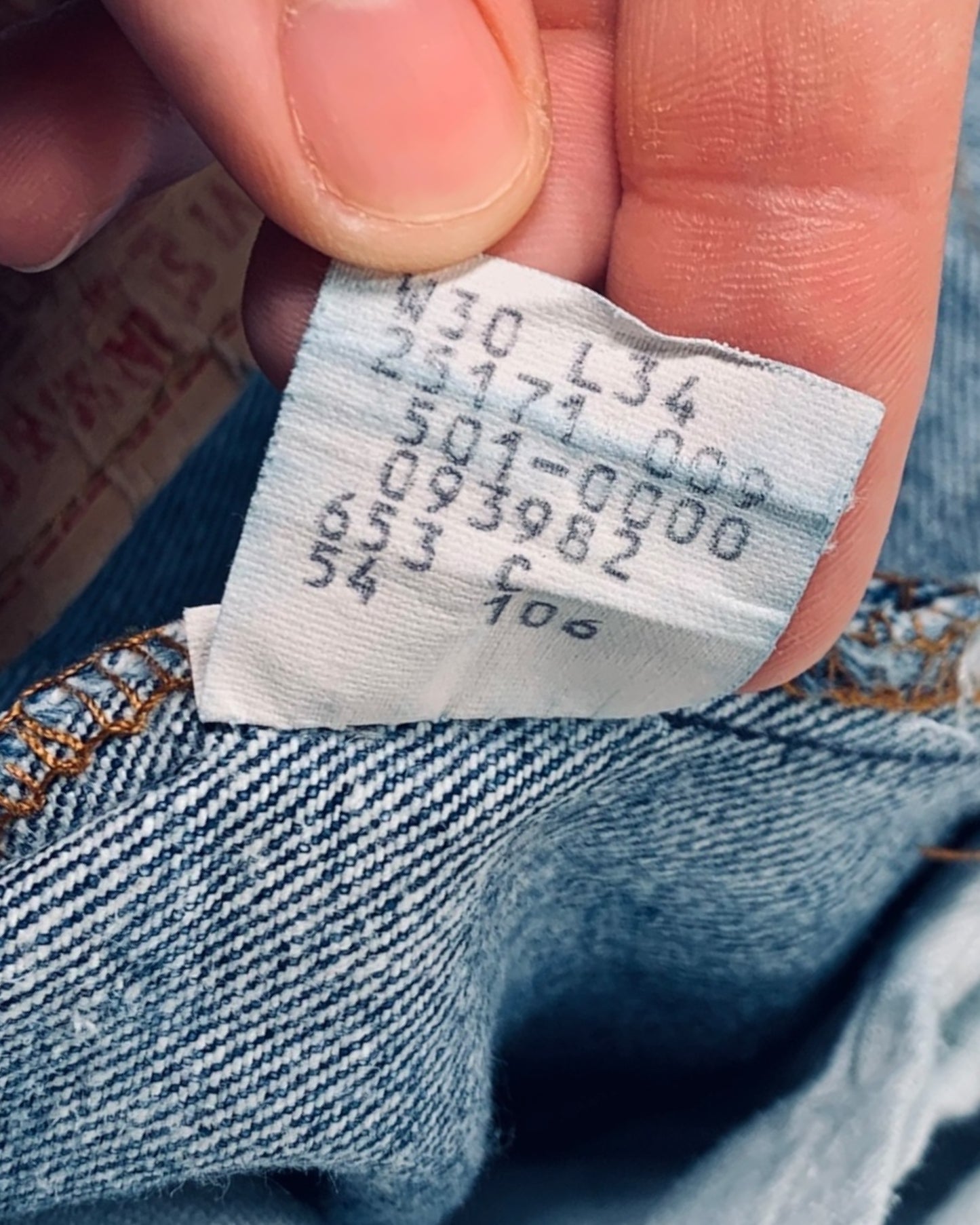 Jean Levi's 501 W30 L34 ( S / US 30 / FR 38 )