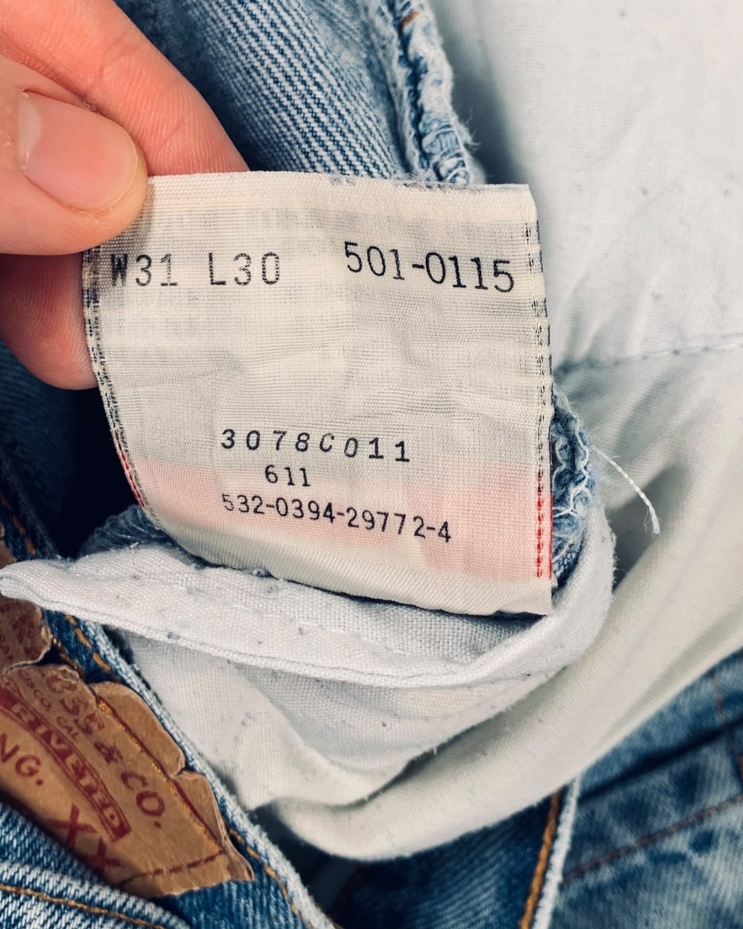 Jean Levi's 501 W31 L30 ( S / US 31 / FR 38-40 )