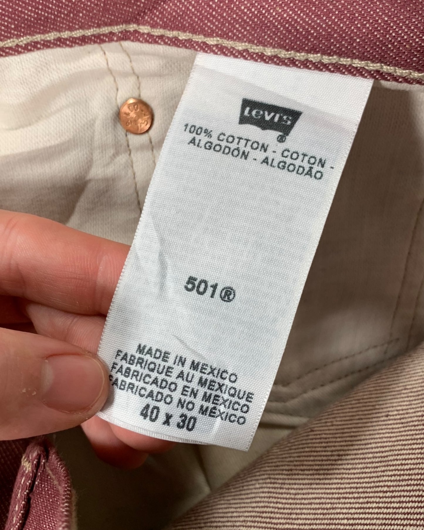 Jean Levi's 501 W40 L30 ( XL / US 40 / FR 50 )