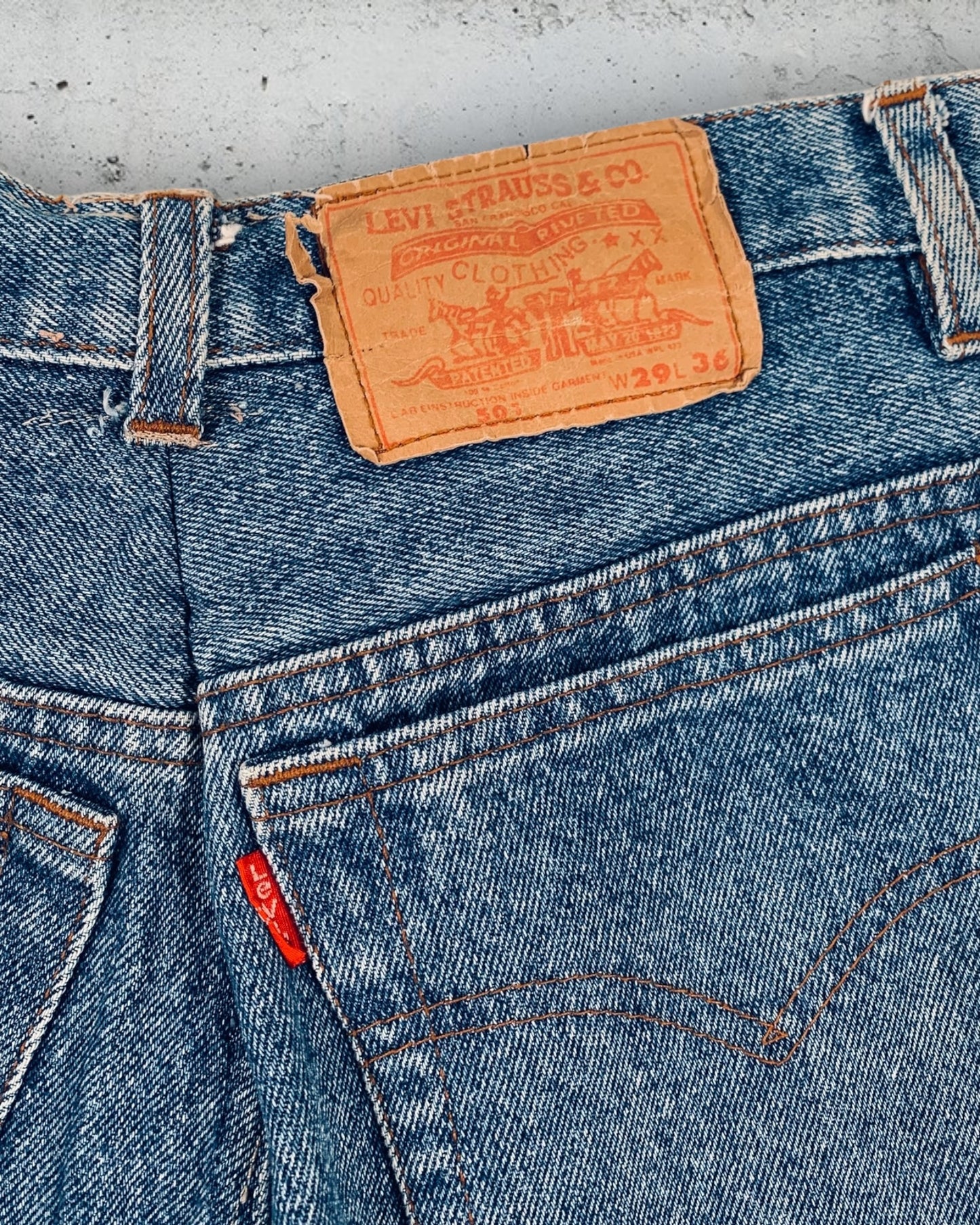 Jean Levi's 501 W29 L36 ( S / US 29 / FR 36-38 )