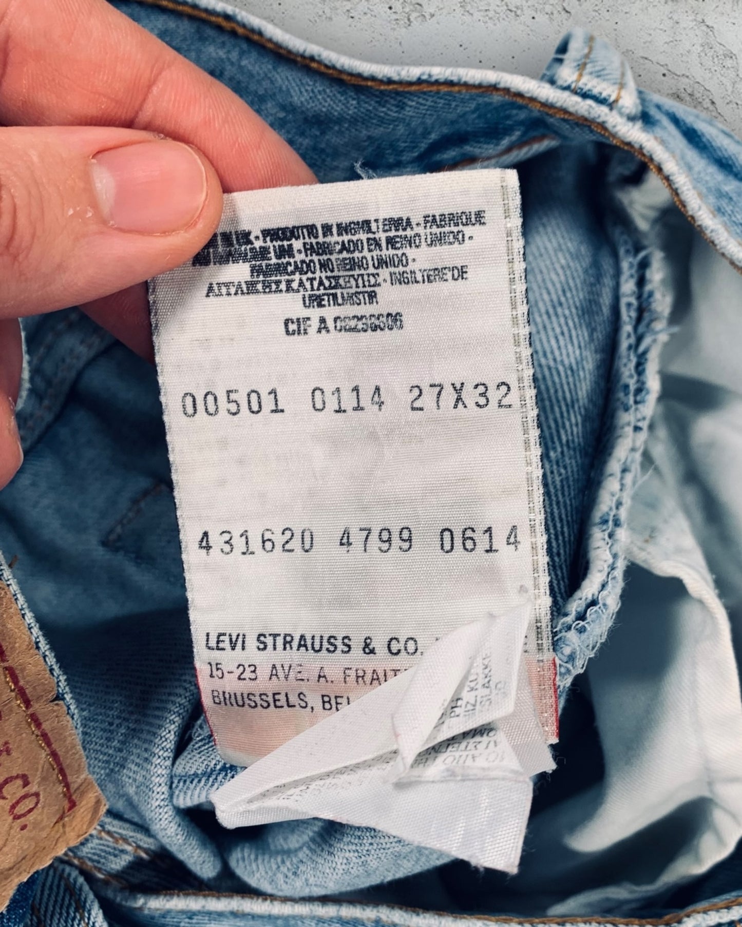 Jean Levi's 501 W27 L32 ( S / US 28 / FR 36 )