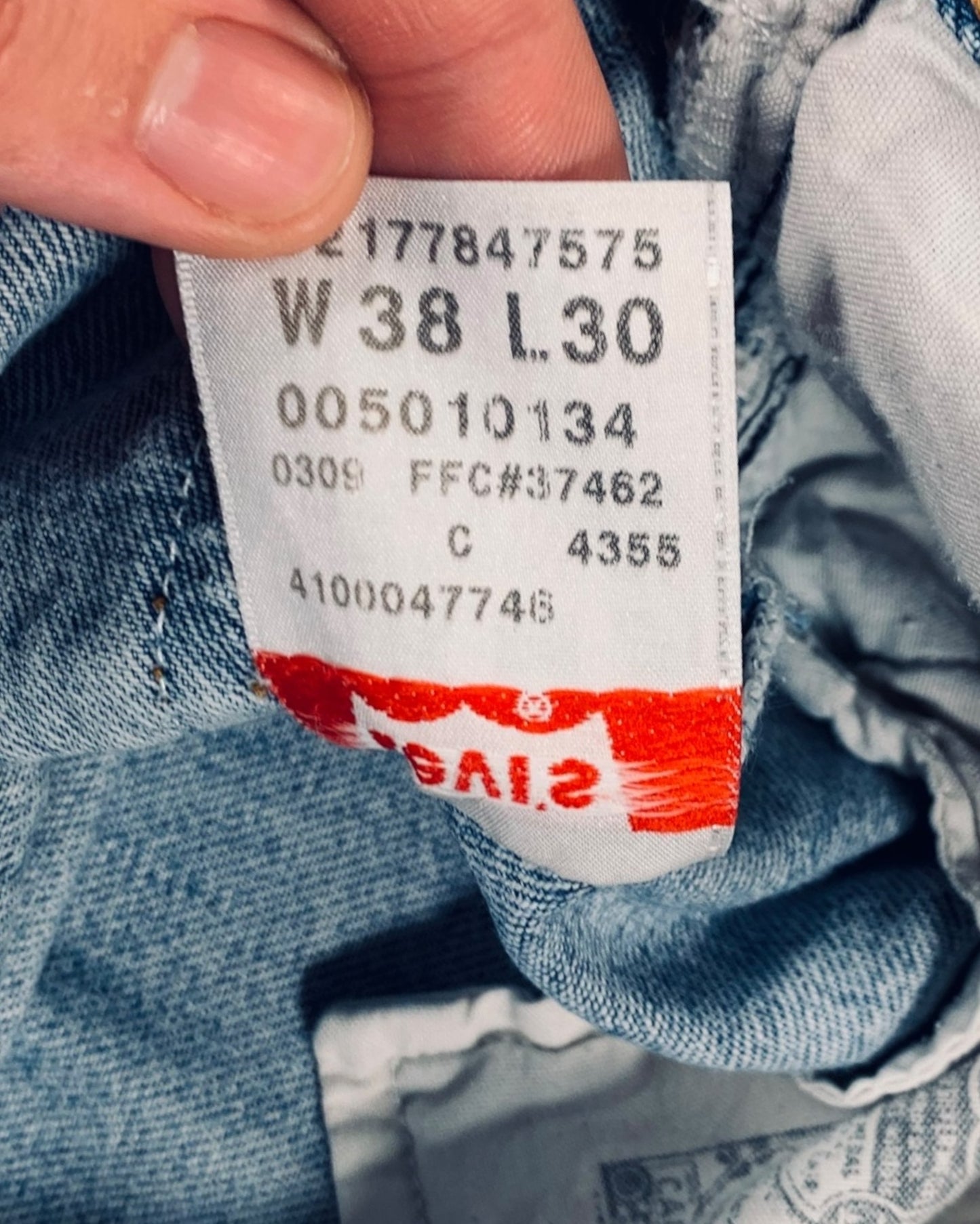 Jean Levi's 501 W38 L30 ( XL / US 38 / FR 48 )