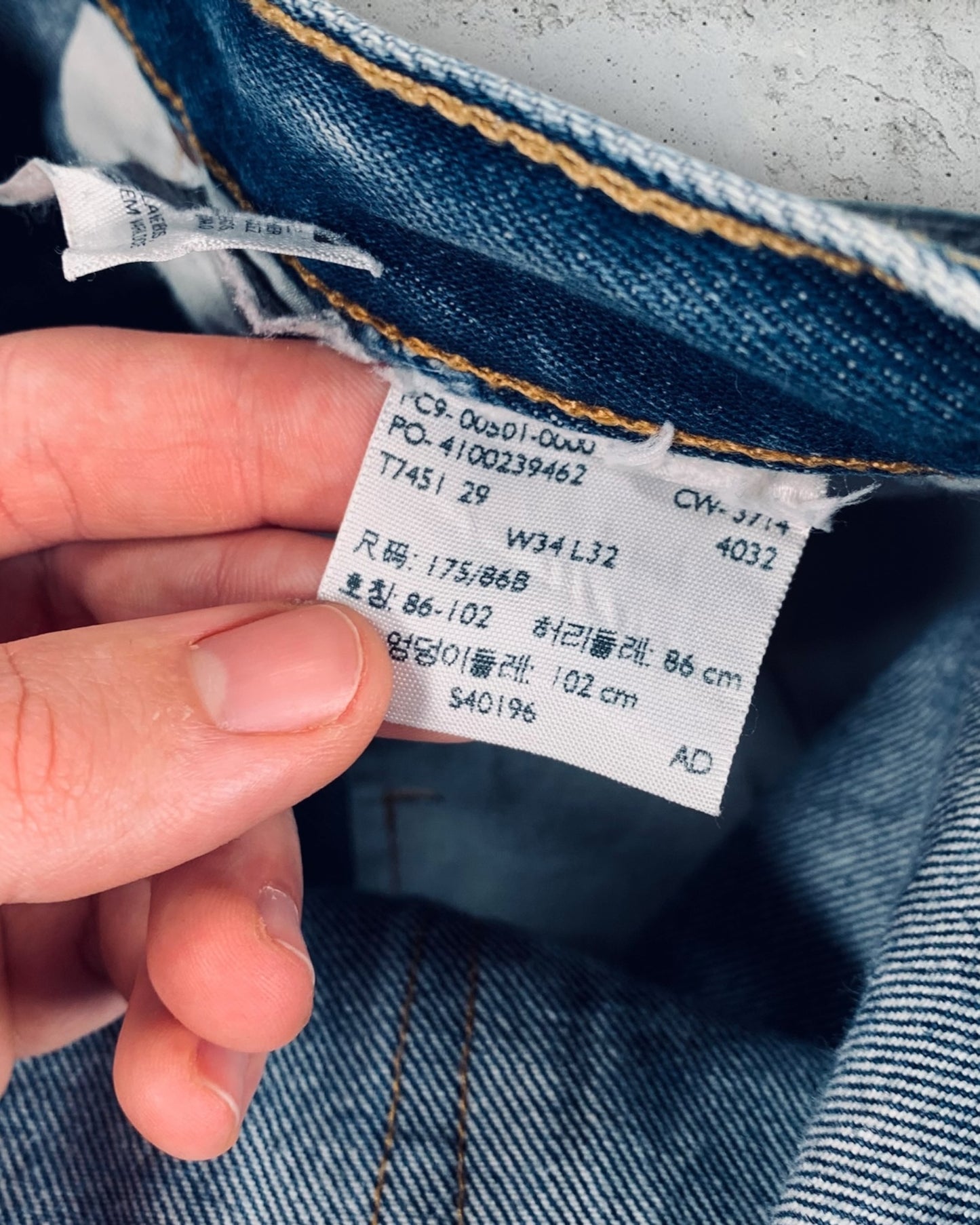 Jean Levi's 501 W34 L32 ( L / US 34 / FR 42-44 )