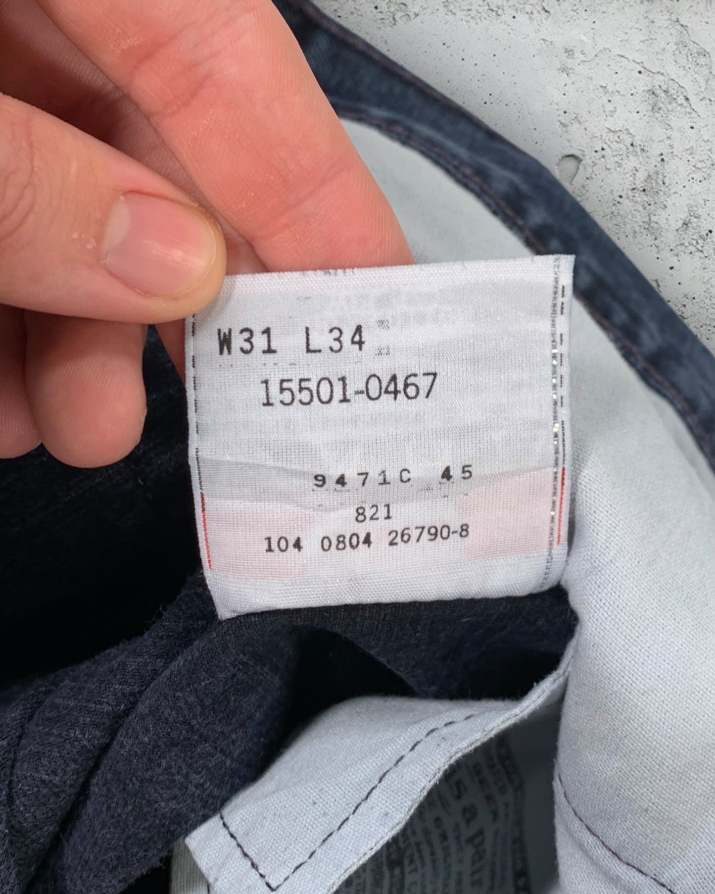 Jean Levi's 501 W31 L34 ( S / US 31 / FR 38-40 )