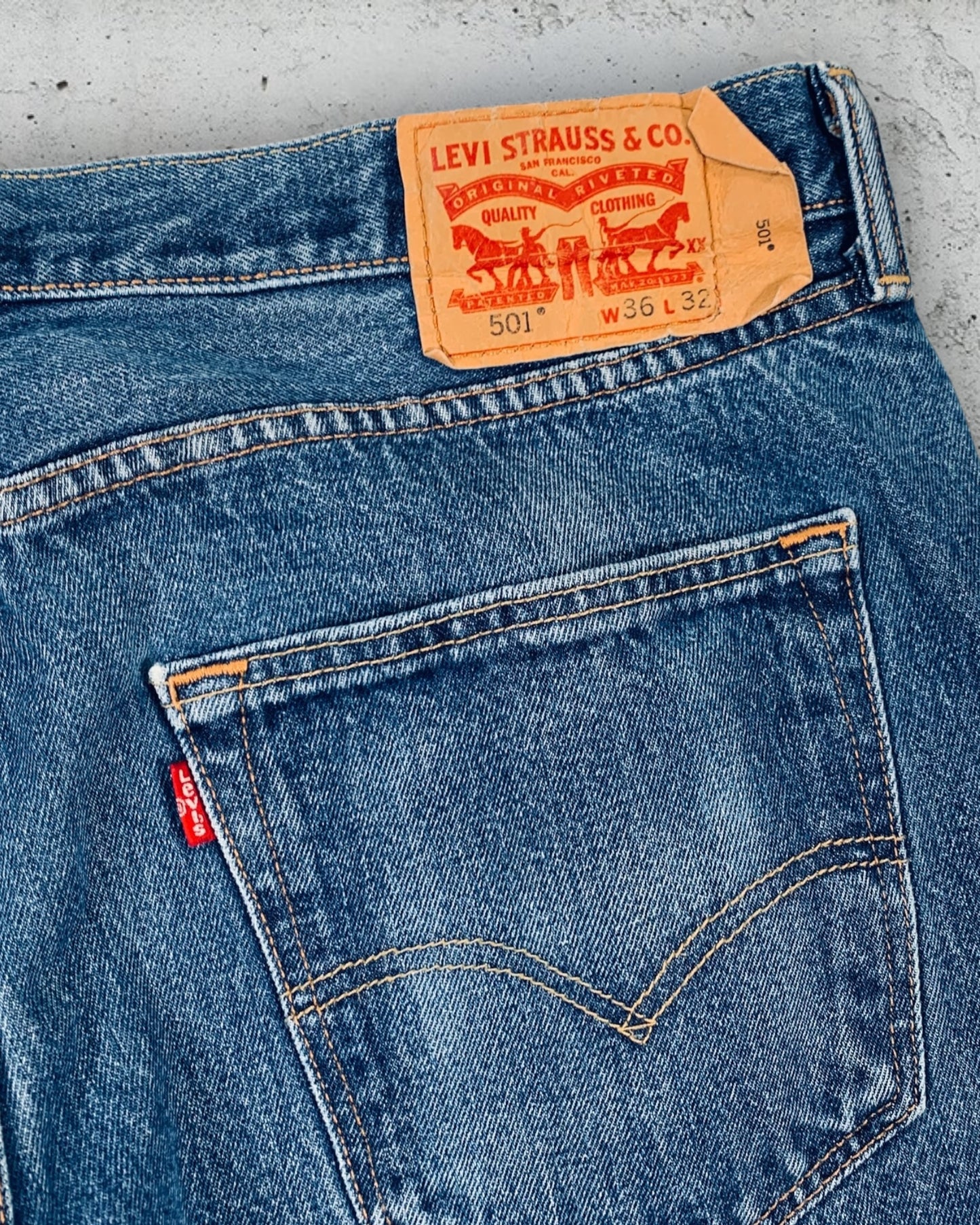 Jean Levi's 501 W36 L32 ( L / US 36 / FR 44-46 )