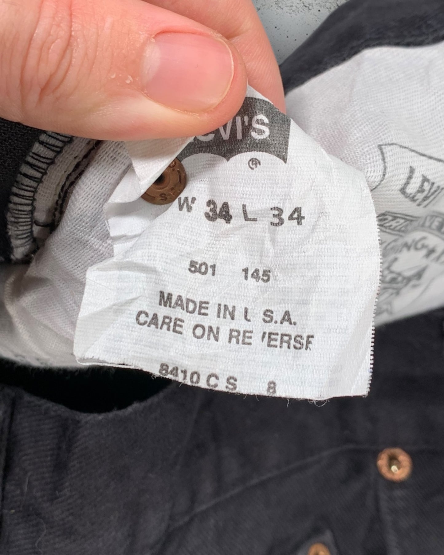 Jean Levi's 501 W34 L32 ( L / US 34 / FR 42-44 )
