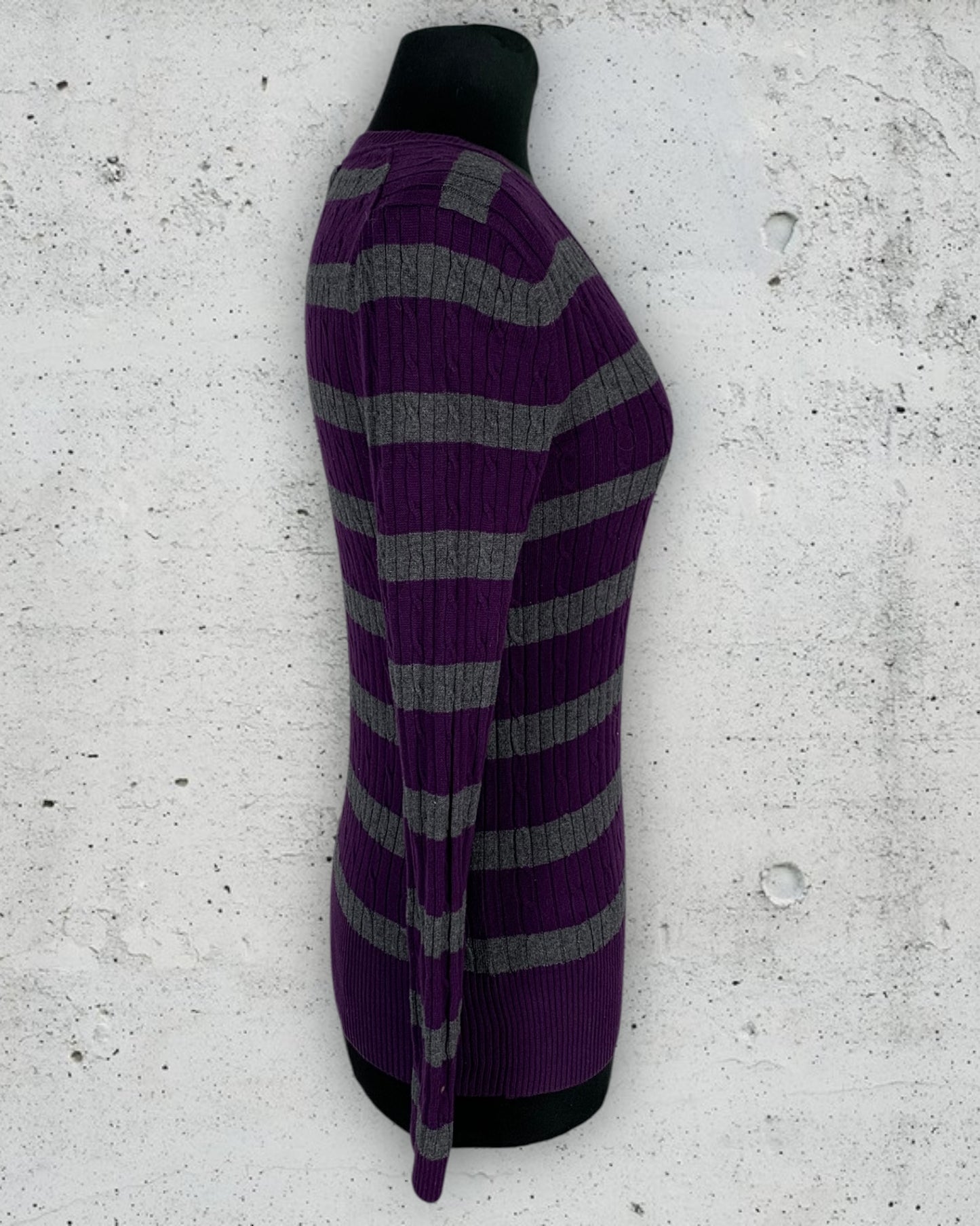 Pull Col V Torsadé Tommy Hilfiger ( M / 38 / 10 )