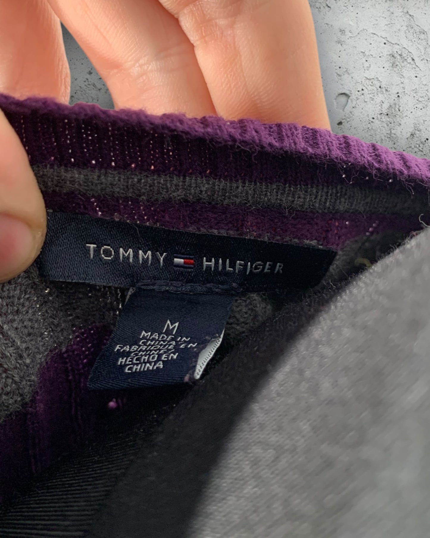 Pull Col V Torsadé Tommy Hilfiger ( M / 38 / 10 )