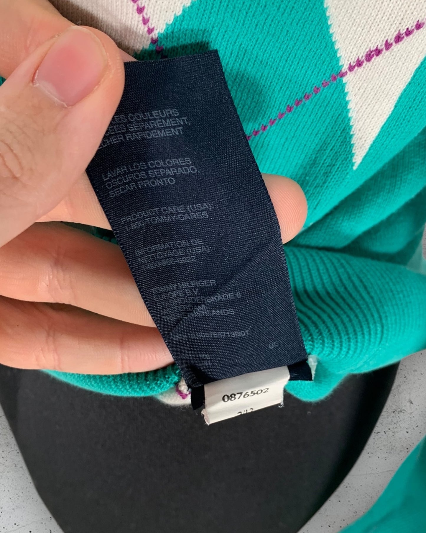 Pull Col V Tommy Hilfiger ( S / 36 / 8 )