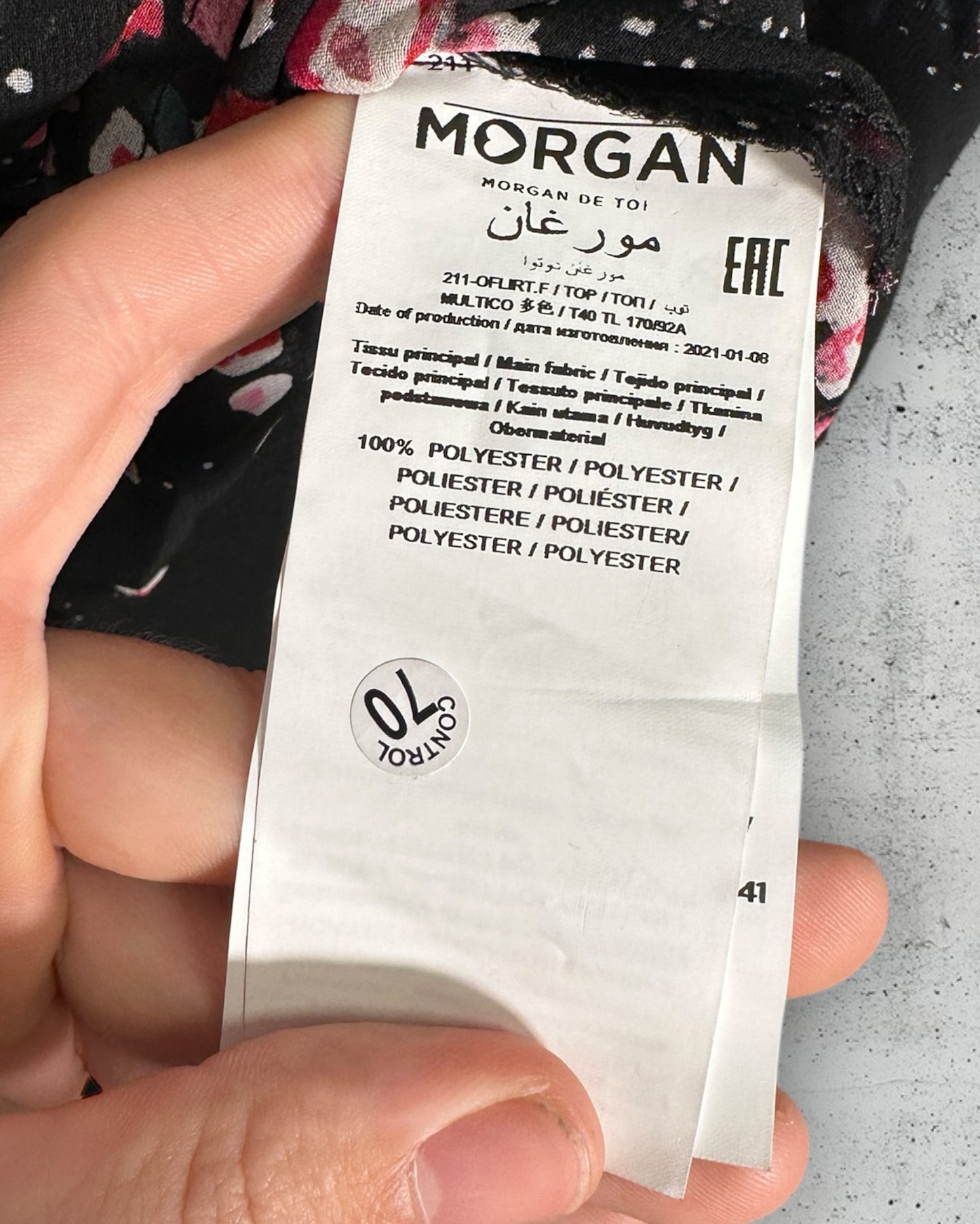 Blouse Morgan ( L / 40 / 12 )