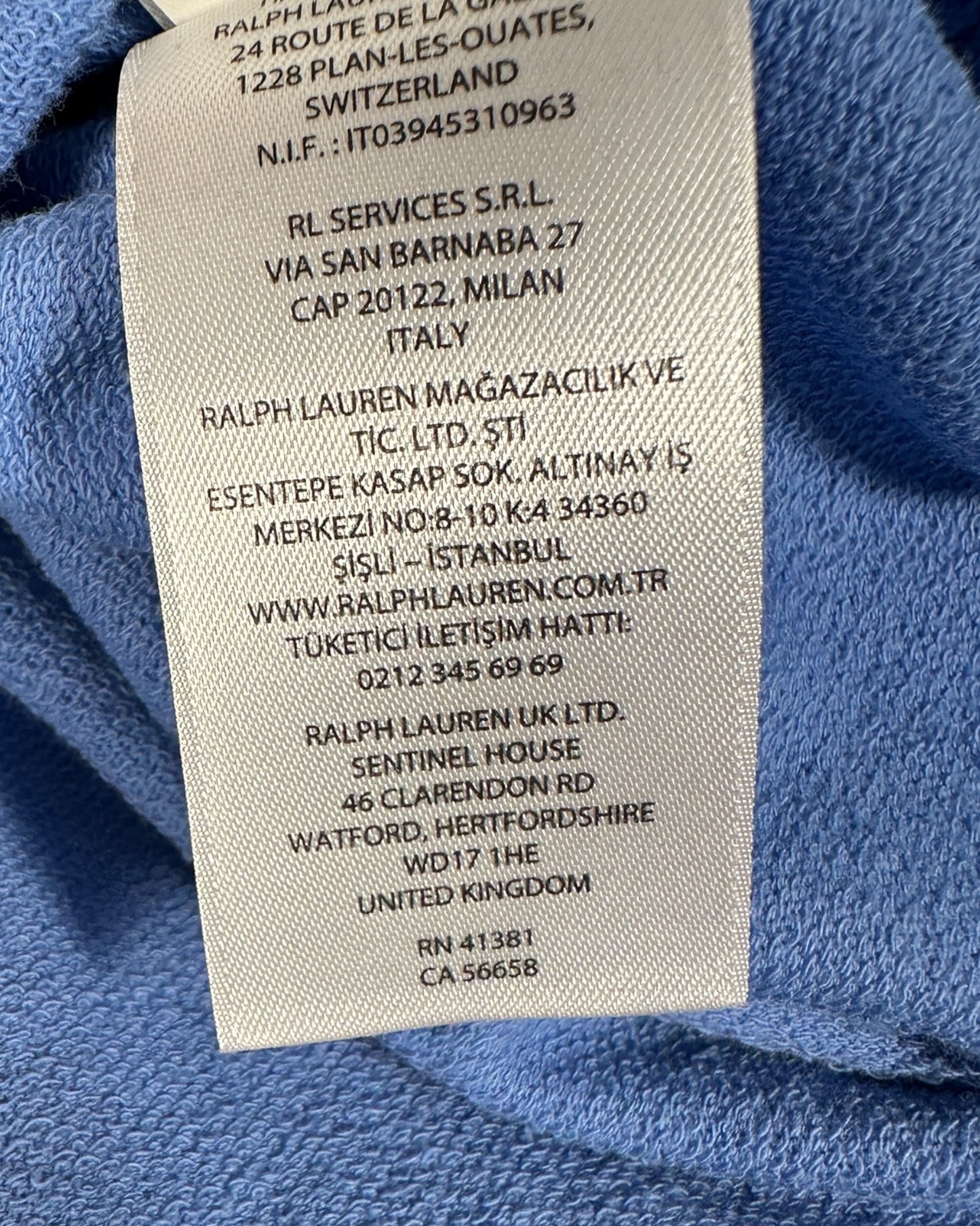 T-Shirt à Manches Longues Ralph Lauren ( S / 36 / 8 )