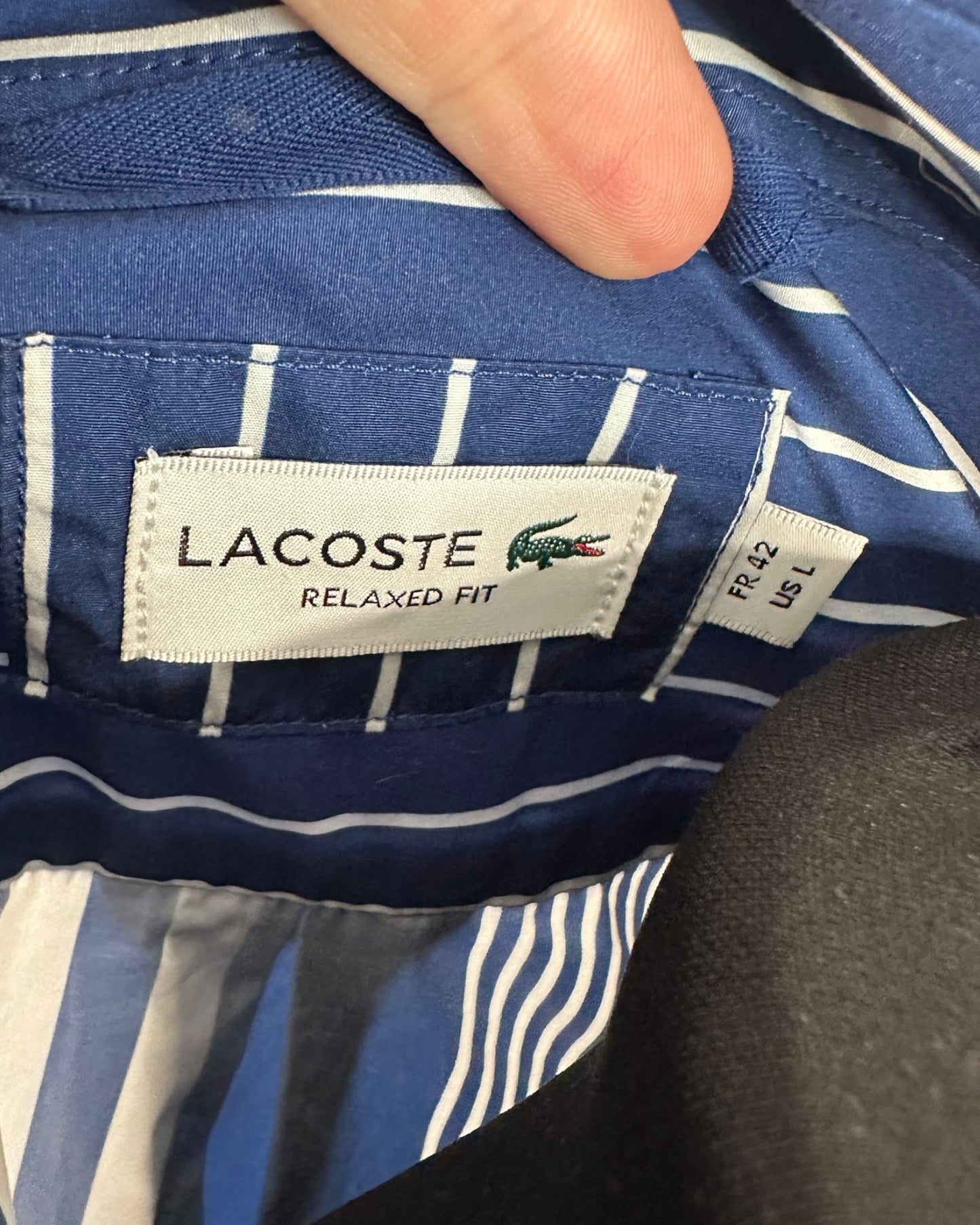 Chemise Lacoste "Relaxed Fit" ( L / 40 / 12 )
