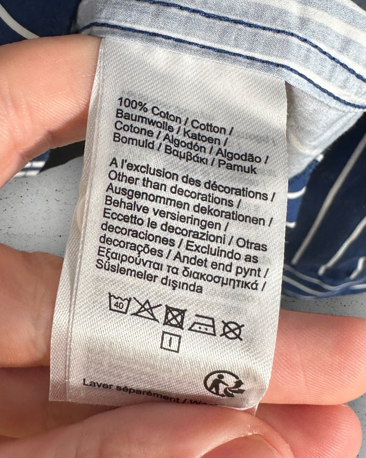 Chemise Lacoste "Relaxed Fit" ( L / 40 / 12 )