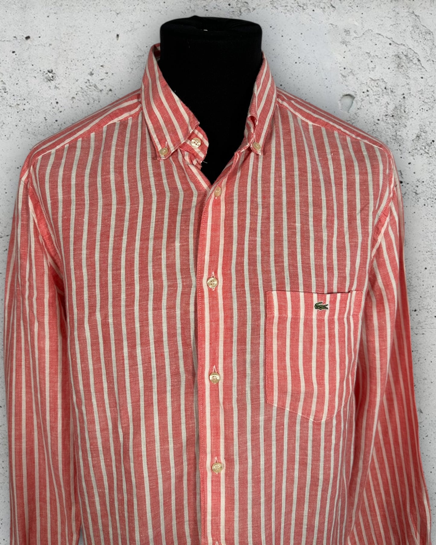 Chemise Lacoste en Lin ( L / 40 / 12 ) ( XL / 42 / 14 )