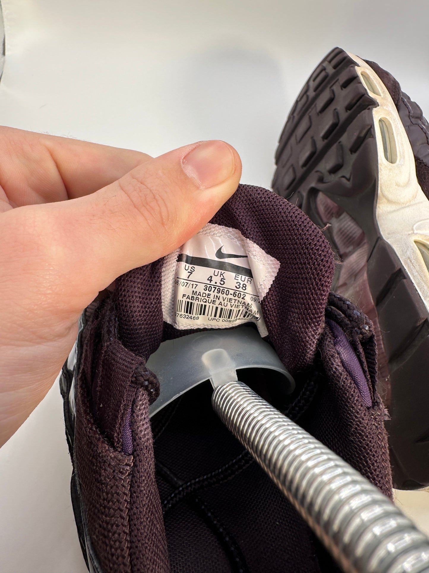 Nike Air Max 95 Port Wine ( US 5.5 / EU 38 )