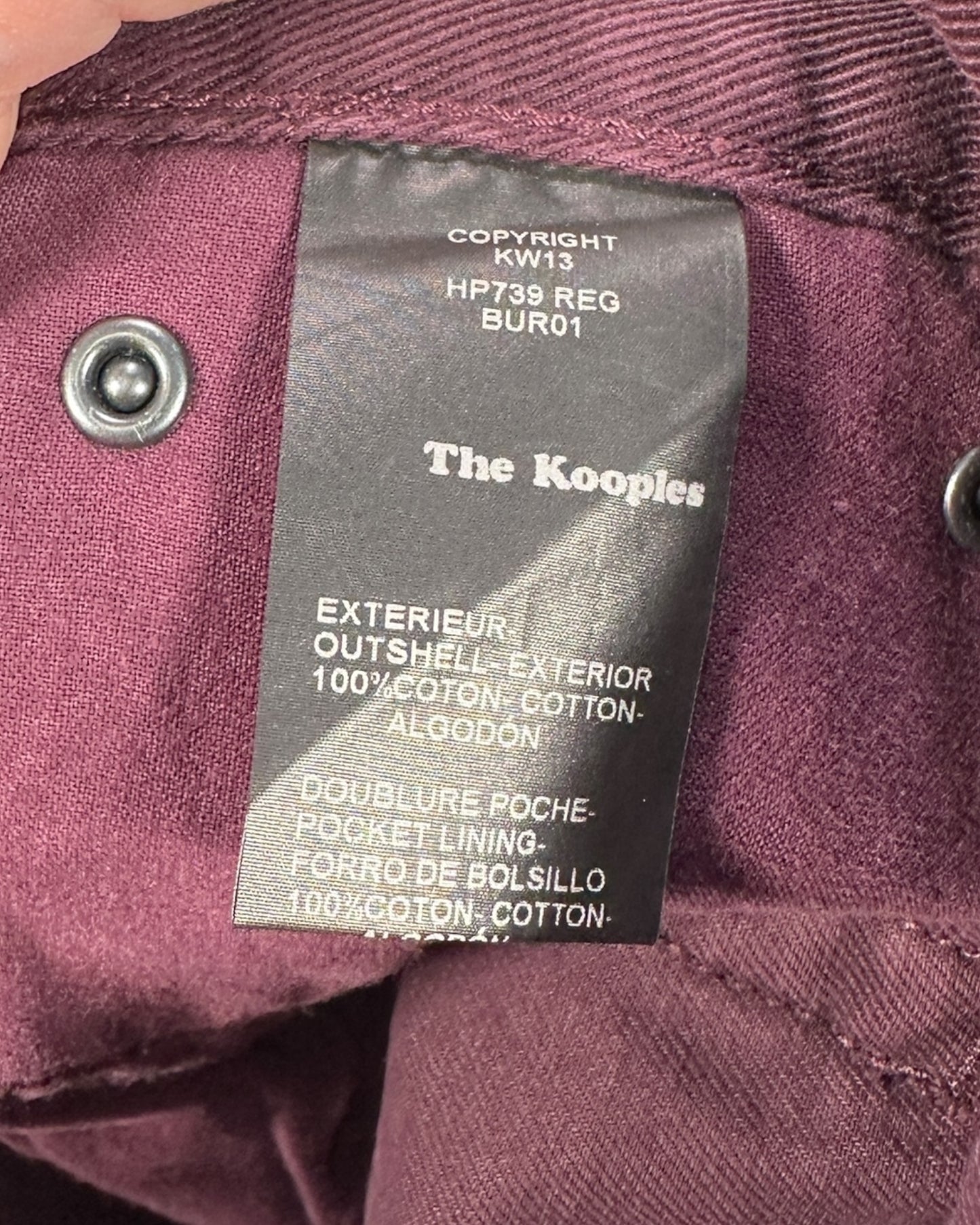 Pantalon The Kooples "Regular" ( S / US 28 / FR 36 )