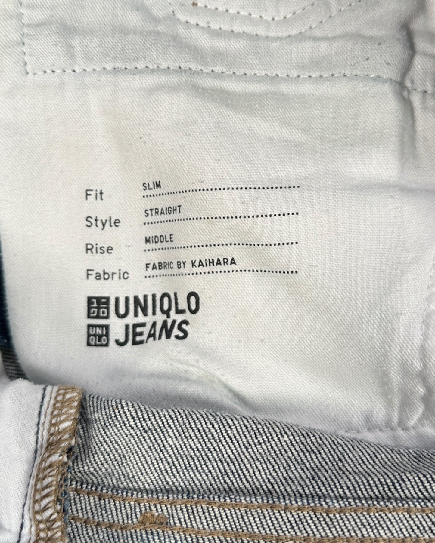 Jean Uniqlo W32 L34 ( M / US 32 / FR 40 )