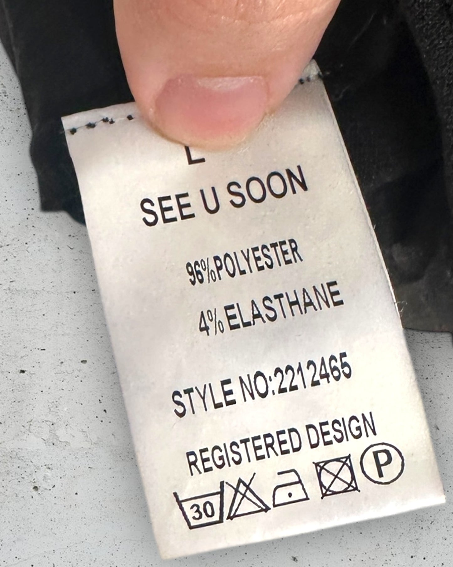 Robe See U Soon ( L / 40 / 12 )