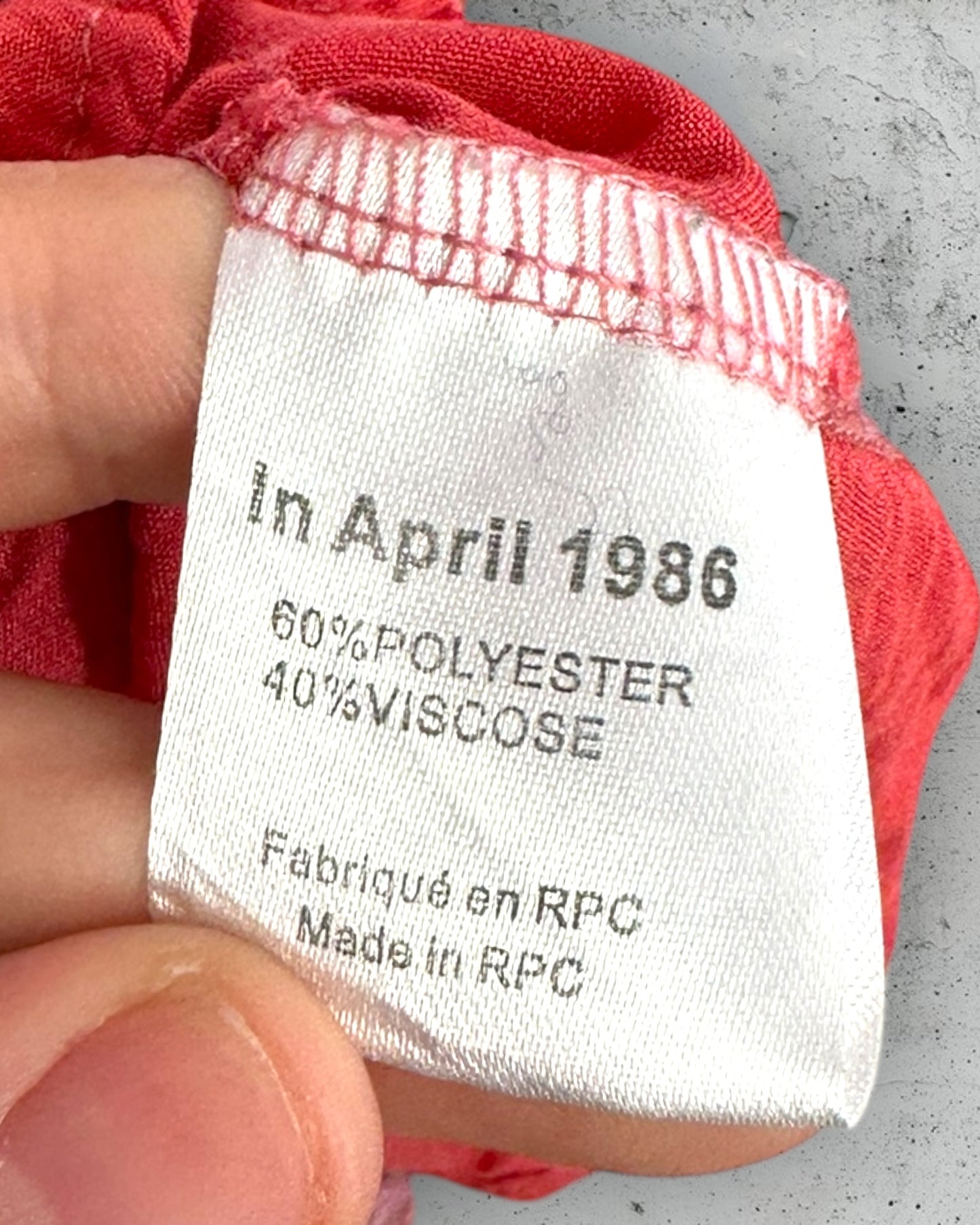 Robe In April 1986 ( S / 36 / 8 ) ( M / 38 / 10 )