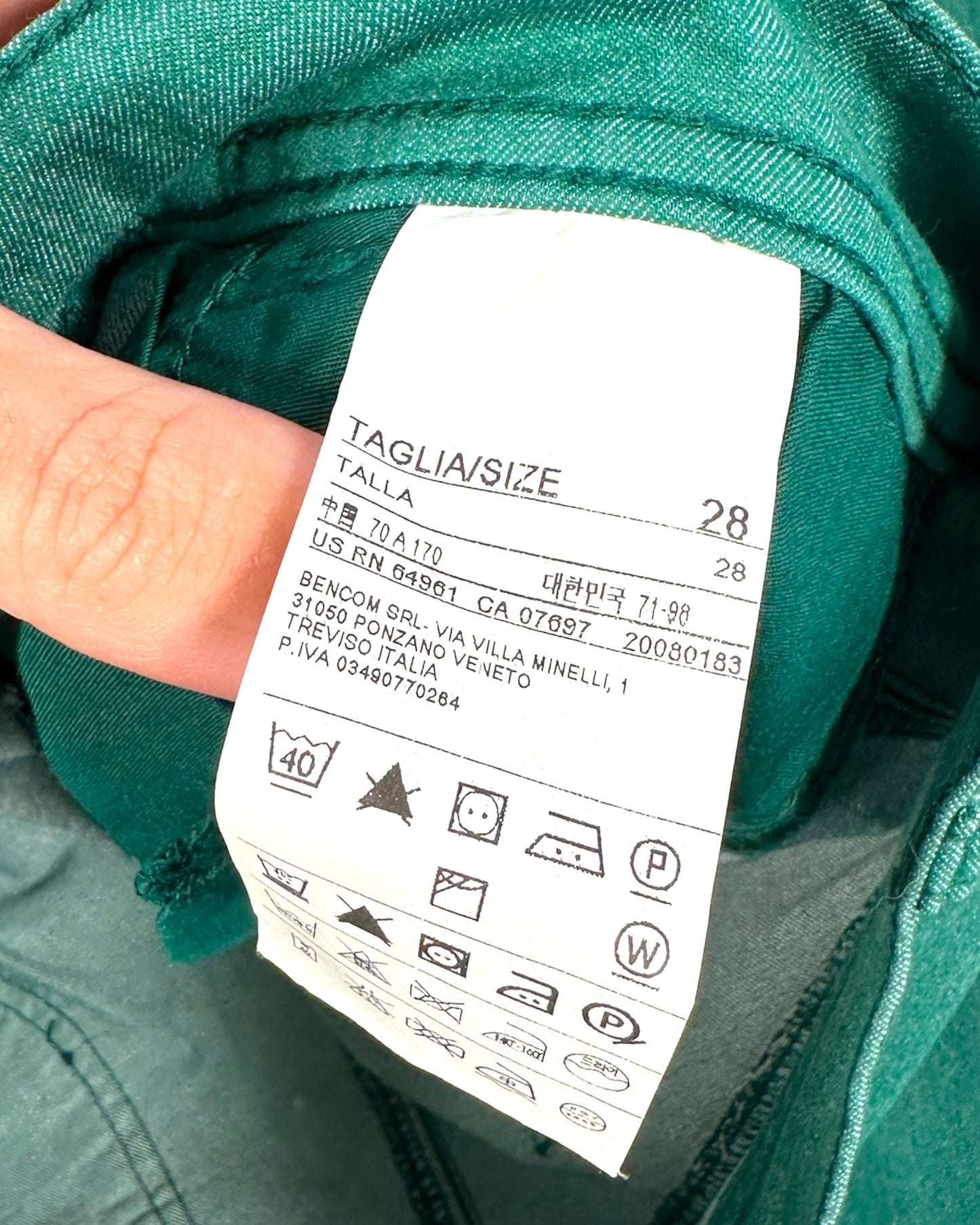 Jean Benetton "Slim" ( S / US 28 / FR 36 )