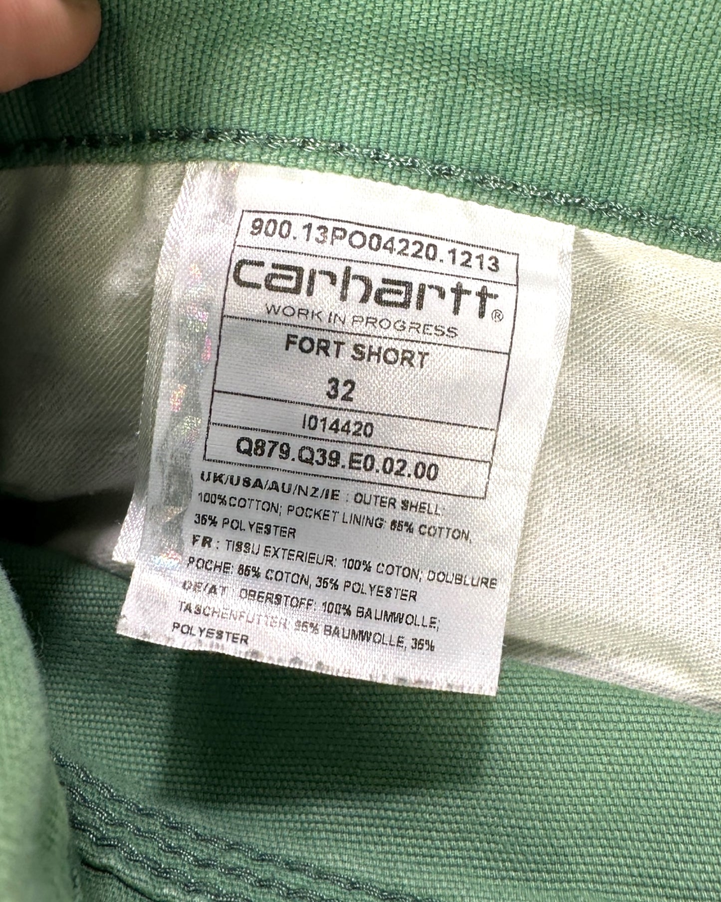 Short Carhartt "Fort Short" ( M / US 32 / FR 40 )
