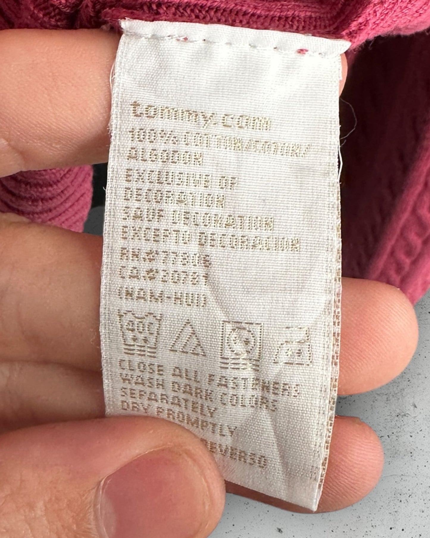 Veste Torsadée Tommy Hilfiger ( L / 40 / 12 )