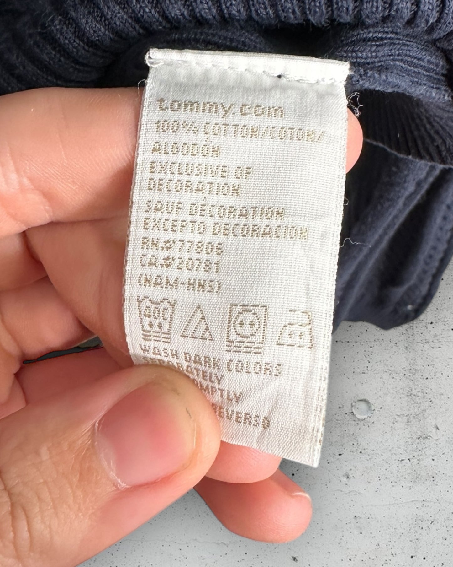 Pull Torsadé Col V Tommy Hilfiger ( XL / 42 / 14 )