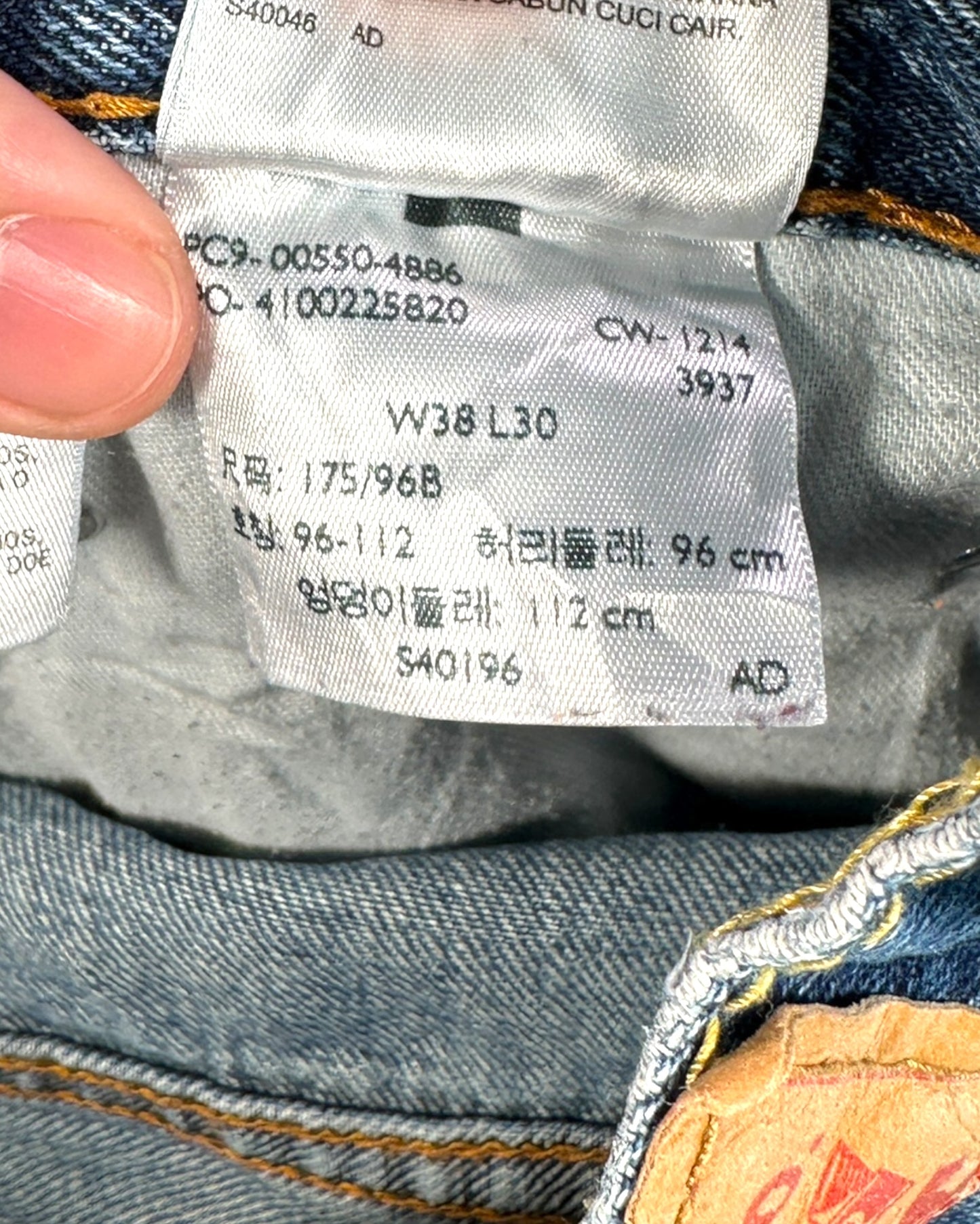 Jean Levi's 550 W38 L30 ( XL / US 38 / FR 48 )