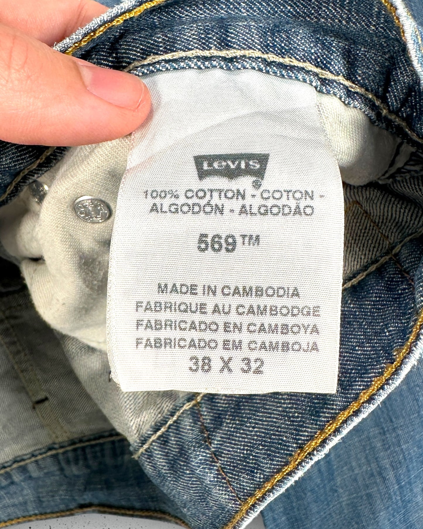Jean Levi's 569 W38 L32 ( XL / US 38 / FR 48 )